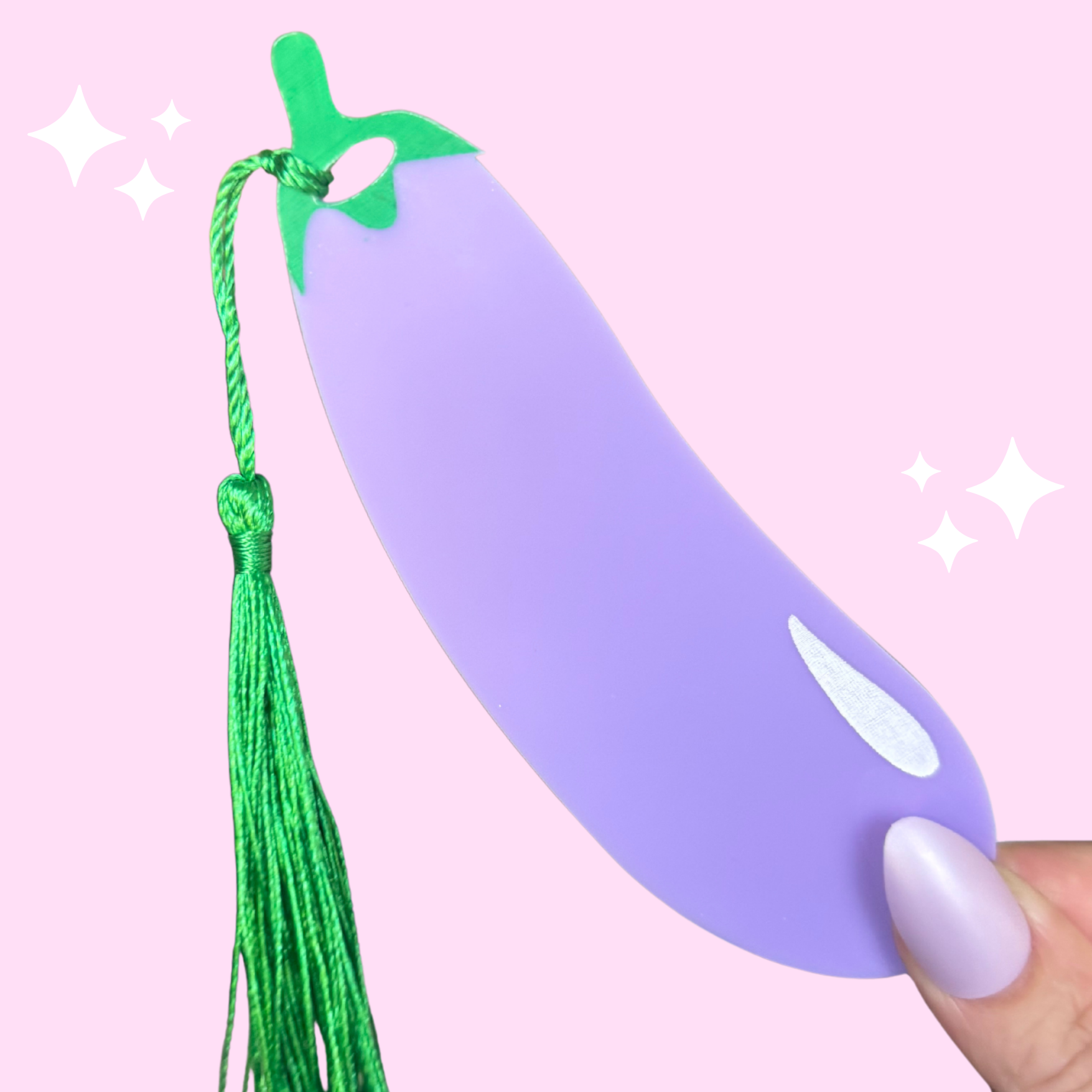 Honey Blue Lane - Eggplant Bookmark