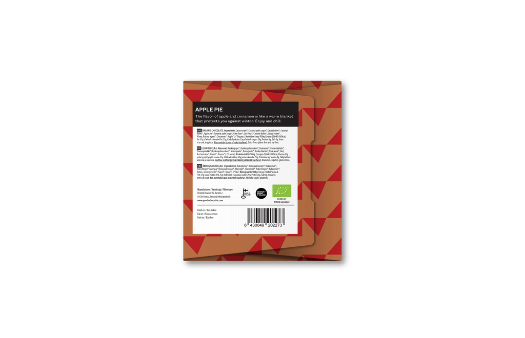 Goodio Chocolate - Apple Pie Chocolate 49%
