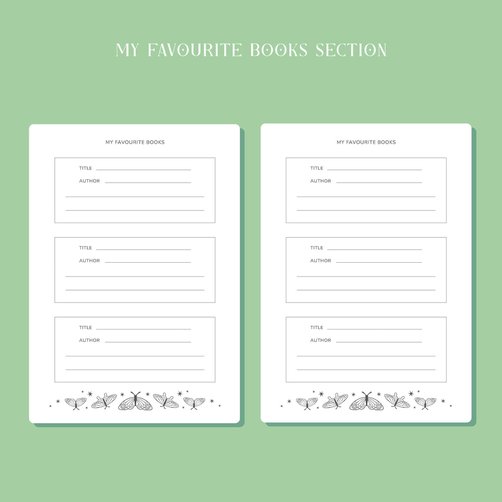 Hopscotch Paper Co. - 50 Page Whimsical Reading Journal