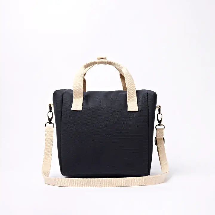 Hampstead Lunch Bag in Smoke Cotton Canvas
