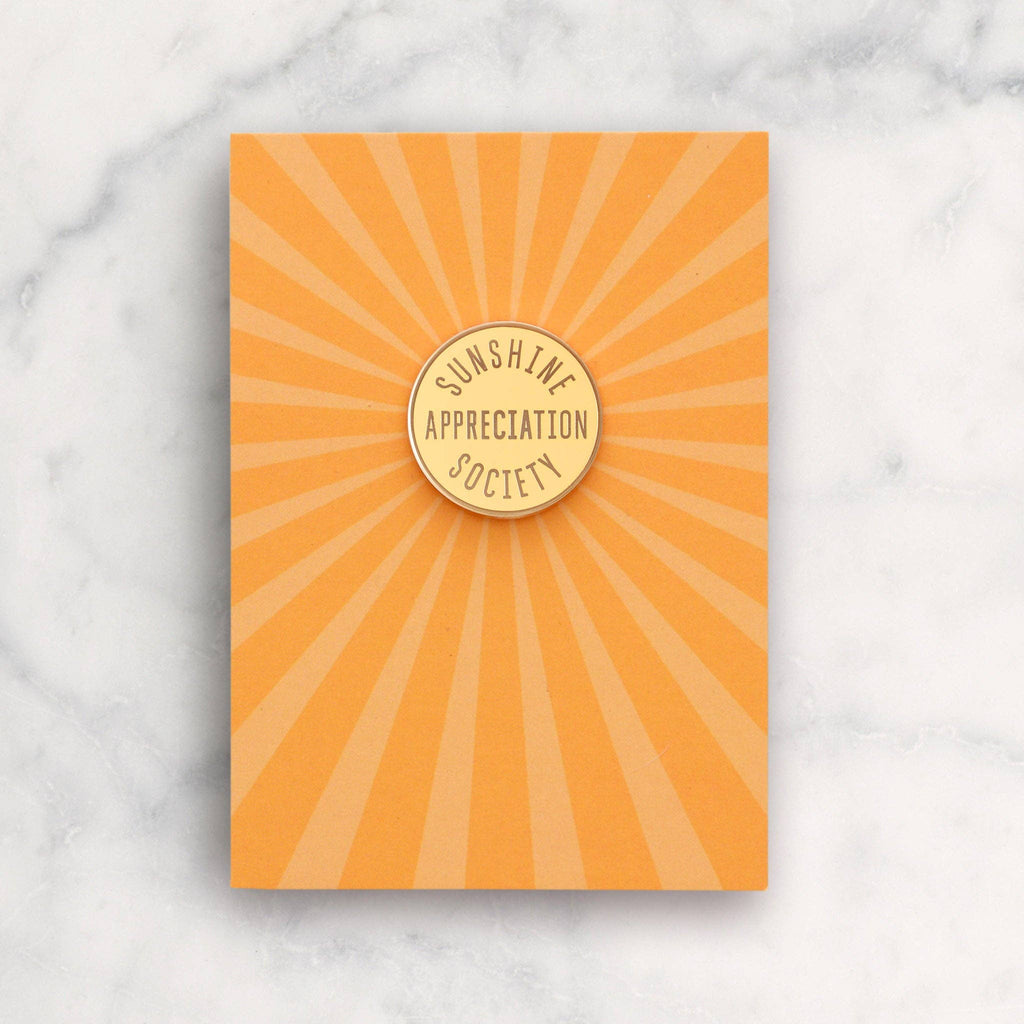 Alphabet Bags - Sunshine Appreciation Society Enamel Pin