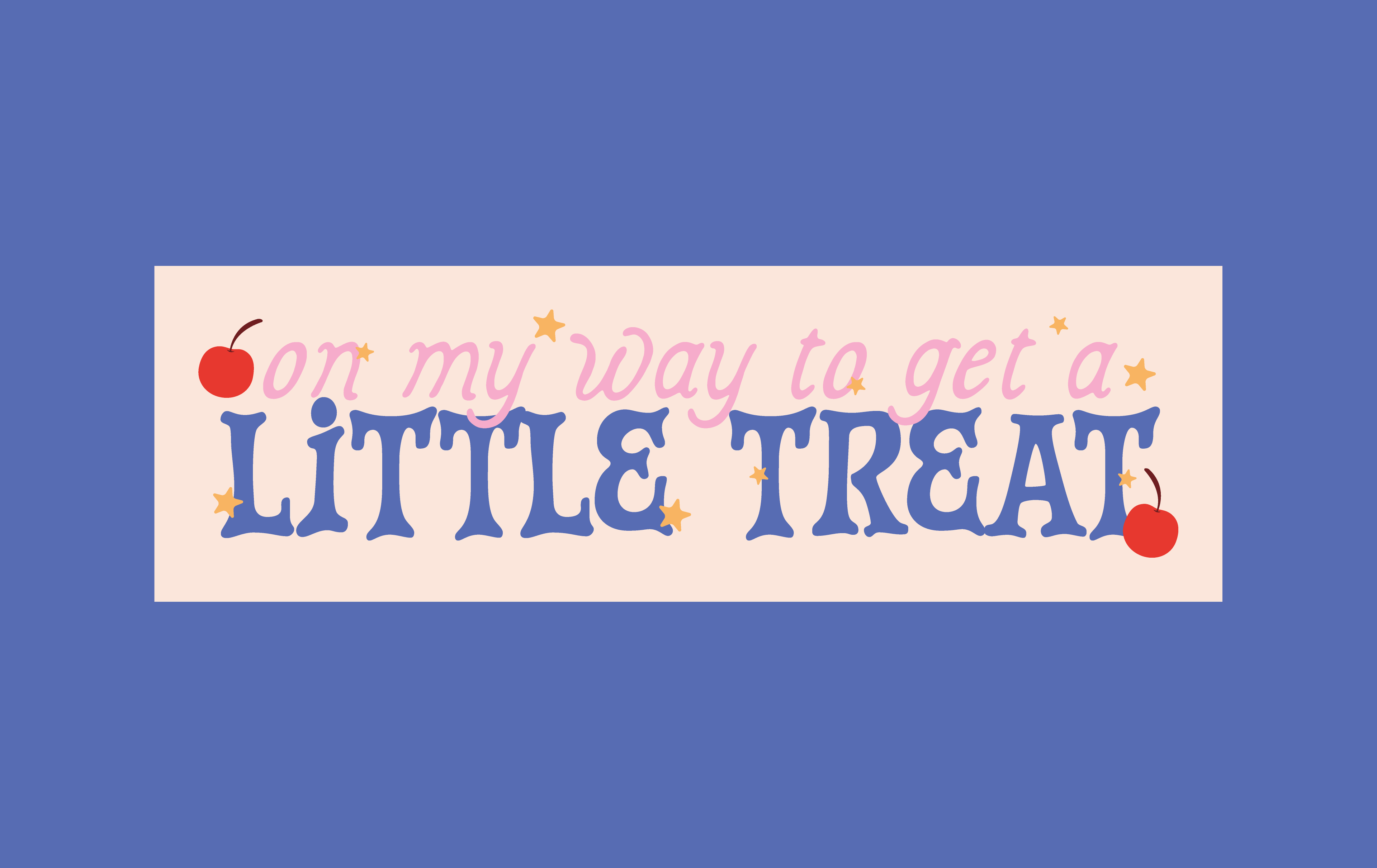Little Treat MAGNETIC Bumper Sticker