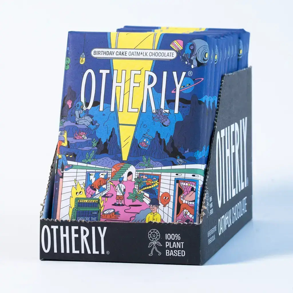 Otherly - Birthday Cake Oatm*lk Chocolate Bar - 120g - Vegan