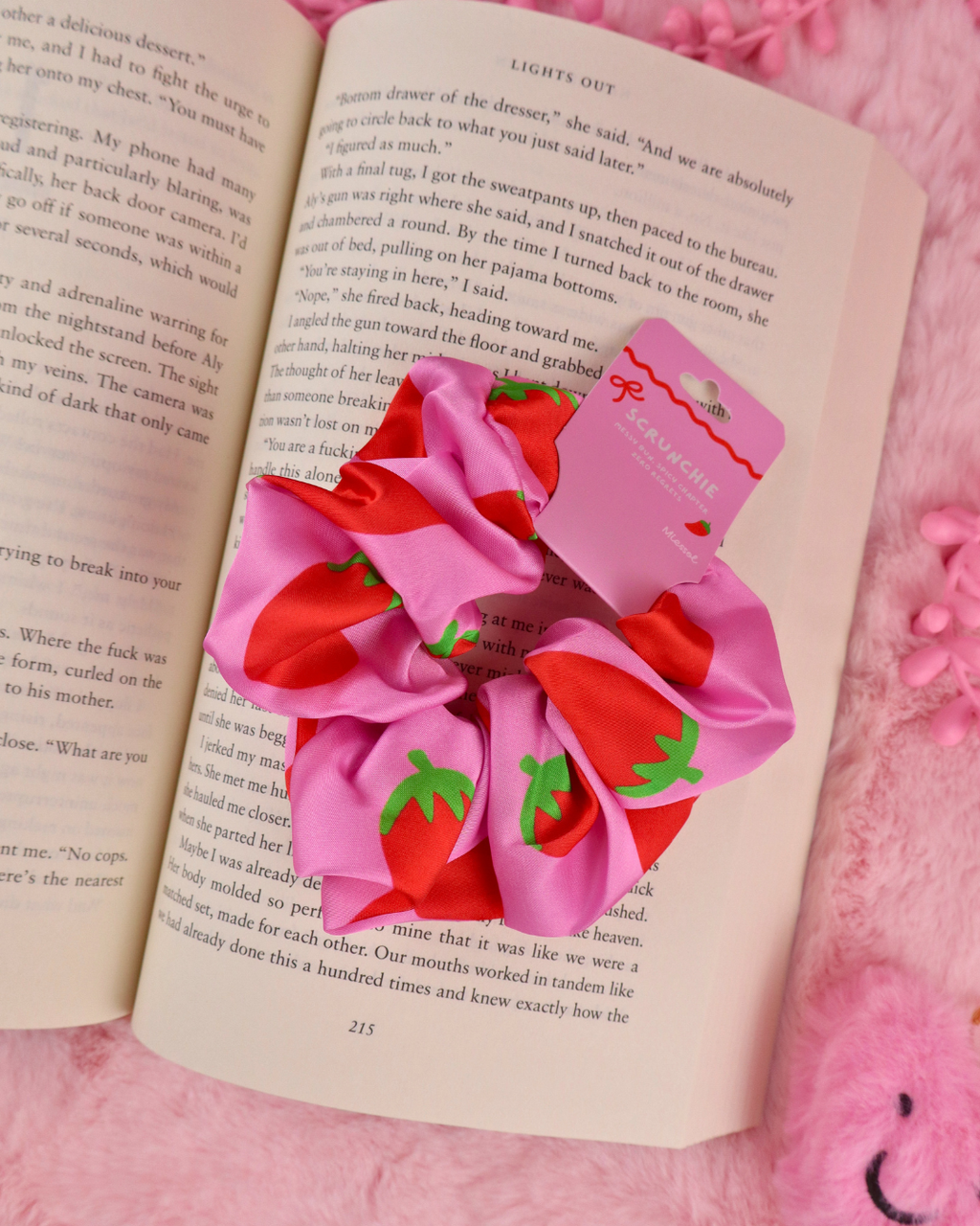 Spicy Books Scrunchie for Romance Readers 