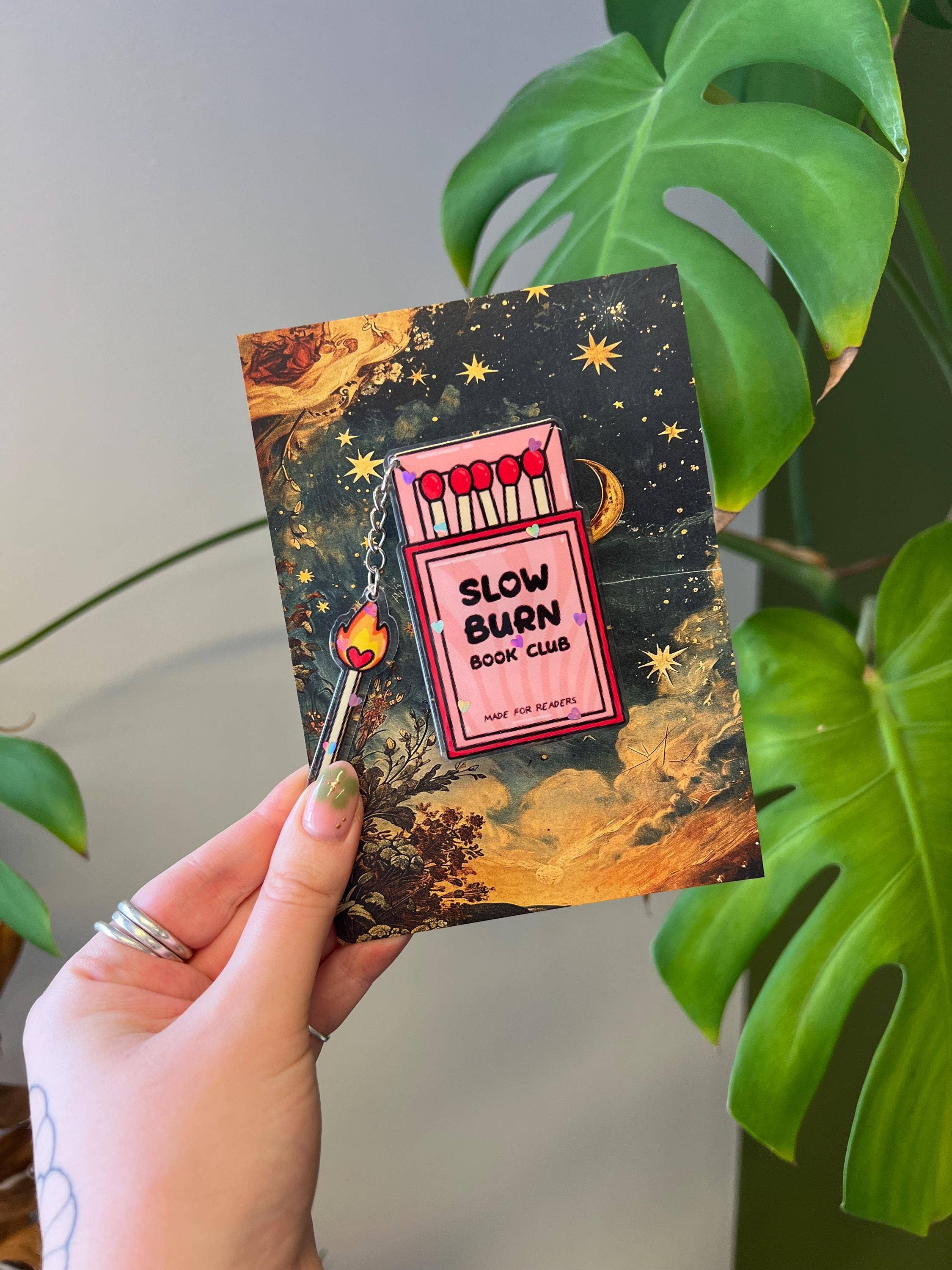 "Slow Burn" Luxury Magnetic Kindle Grip & Phone holder