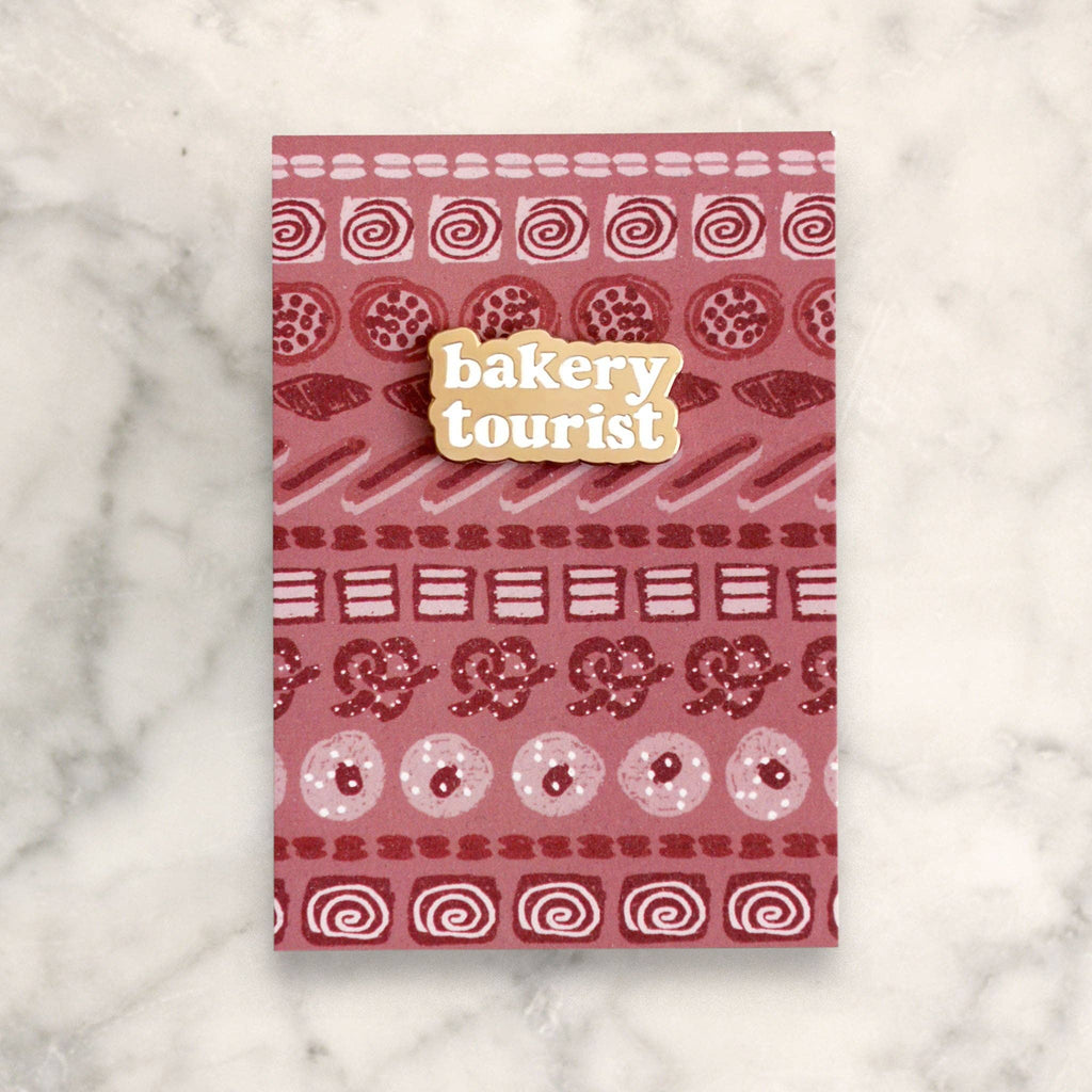 Alphabet Bags - Bakery Tourist Enamel Pin