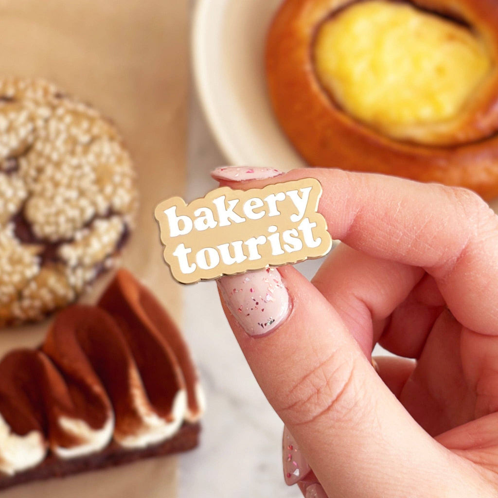 Alphabet Bags - Bakery Tourist Enamel Pin