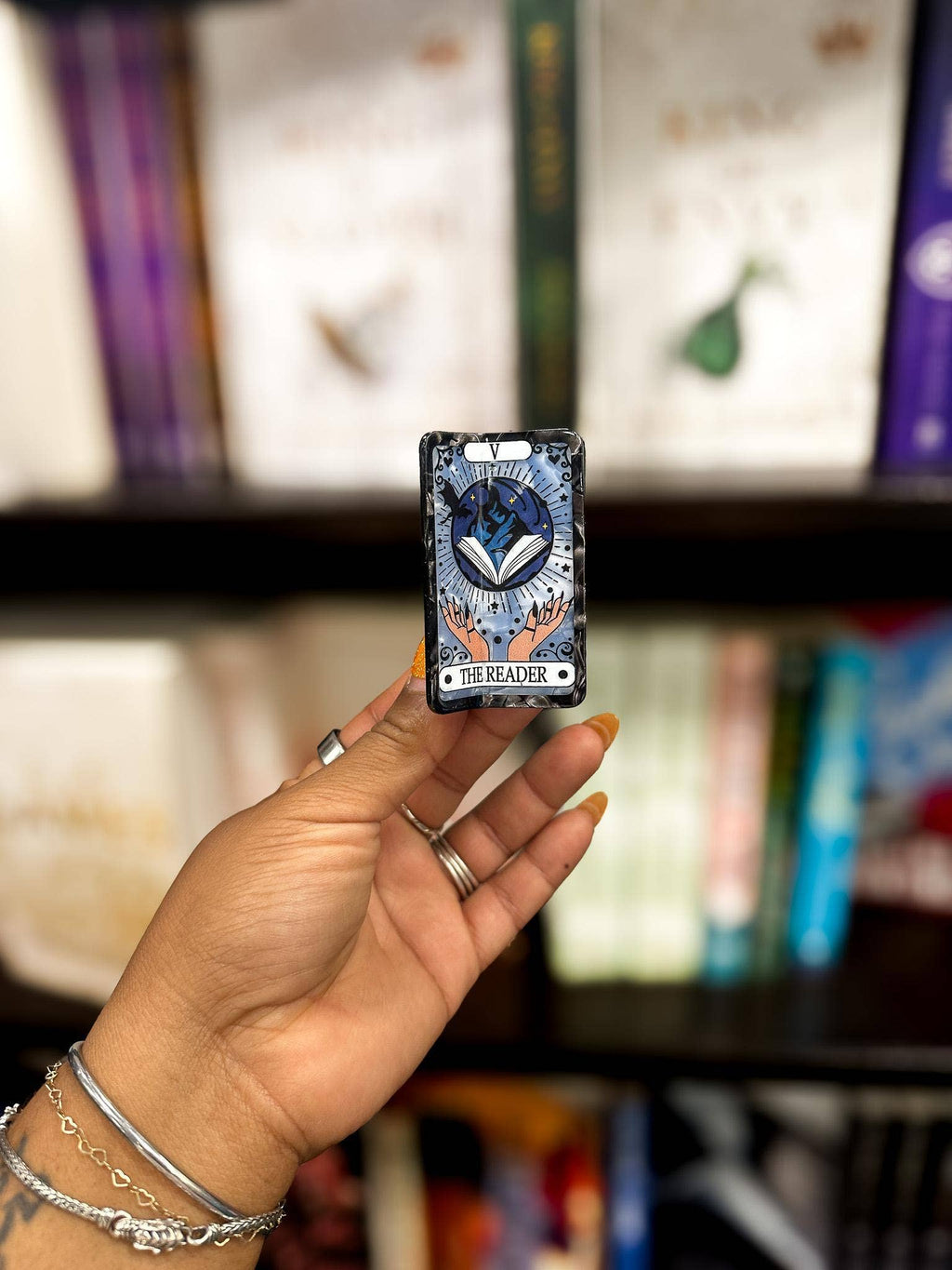 The Reader Tarot Card Hair Claw Clip
