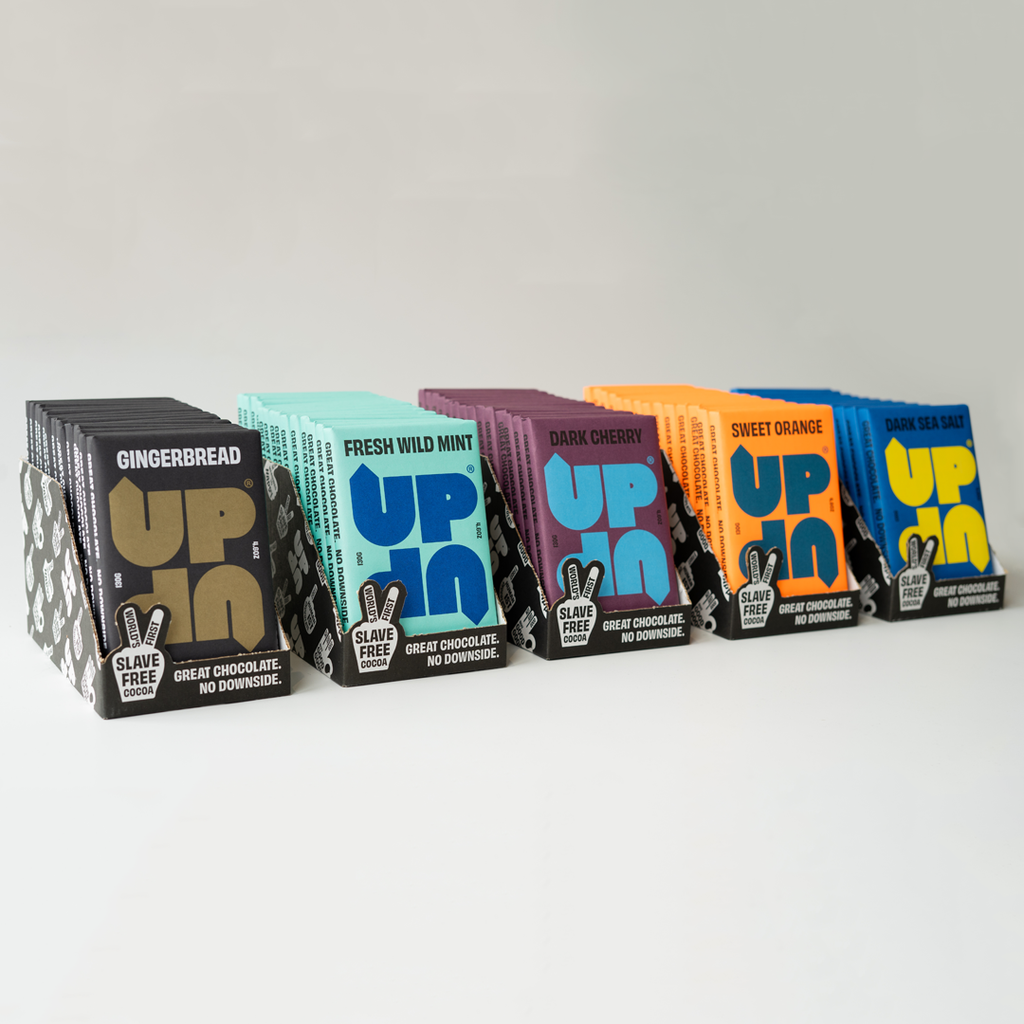 UP-UP - Dark Sea Salt Chocolate Bar - 120g