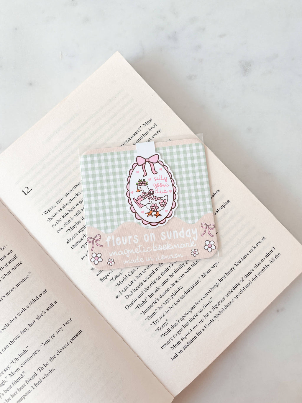 Silly Goose Club Magnetic Bookmark