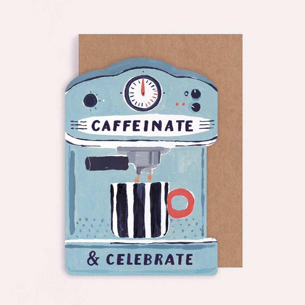 Coffee Machine Birthday Card | Coffee Lover Birthday Cards