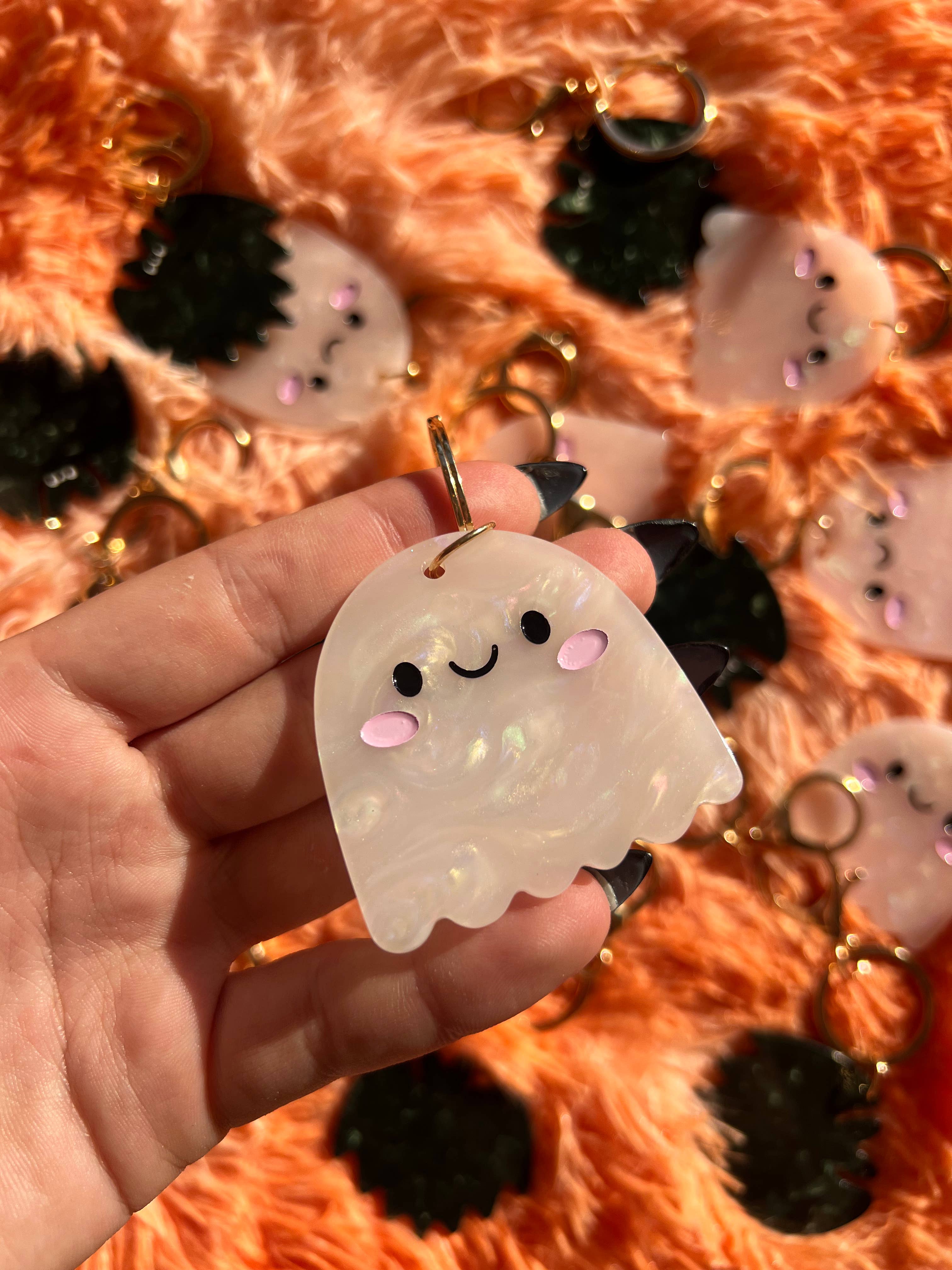 Ghostie Acrylic Keychain