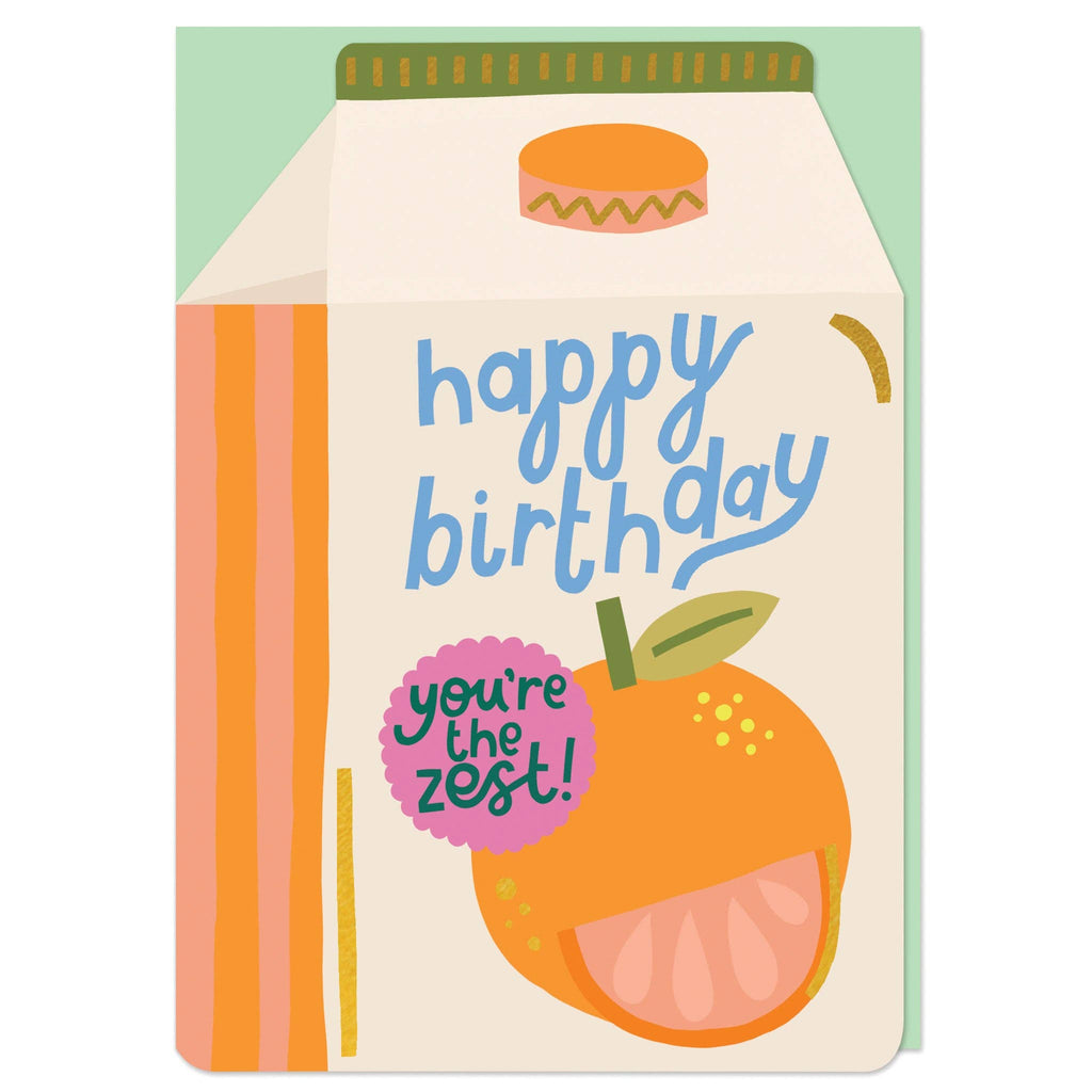Happy Birthday you're the zest! (BRS32)