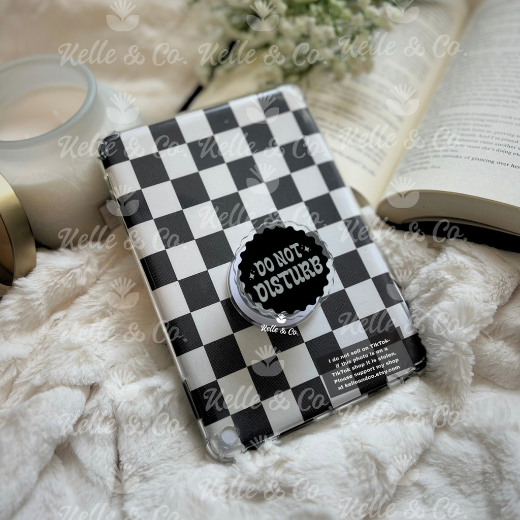 Kelle.andco - black do not disturb kindle grip