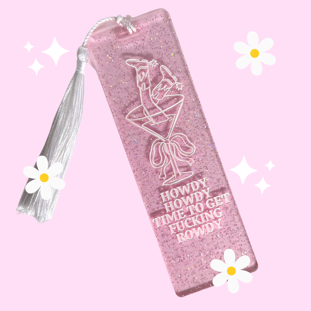 Howdy Howdy Book Mark (Quirky, Funky, Kawaii,Y2K)