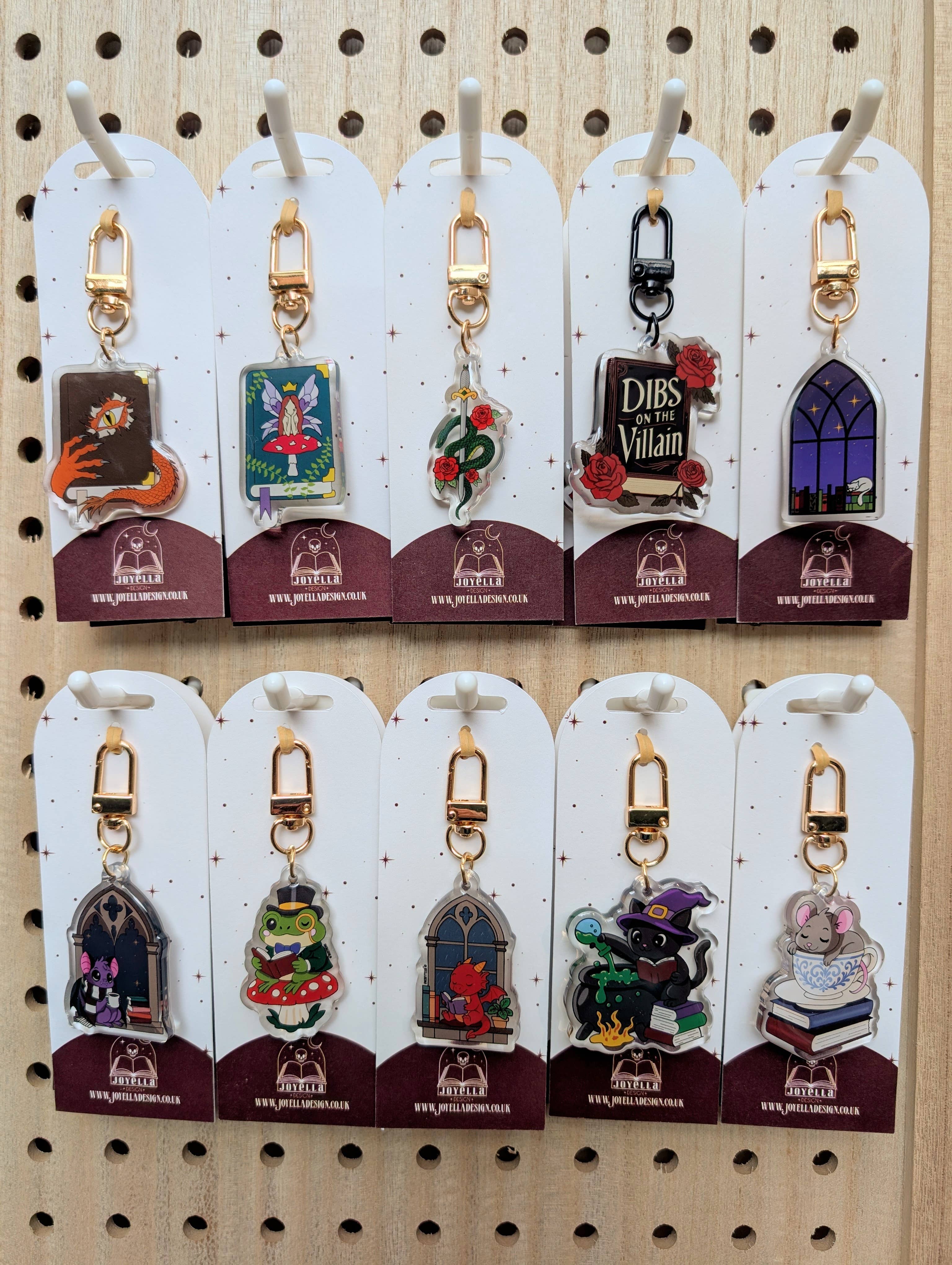 Joyella Design - Snake & Dagger Acrylic Keyring