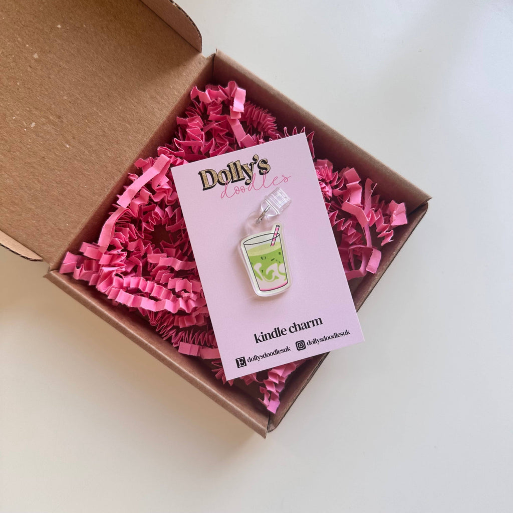 Dolly's Doodles - Strawberry Matcha Kindle Charm