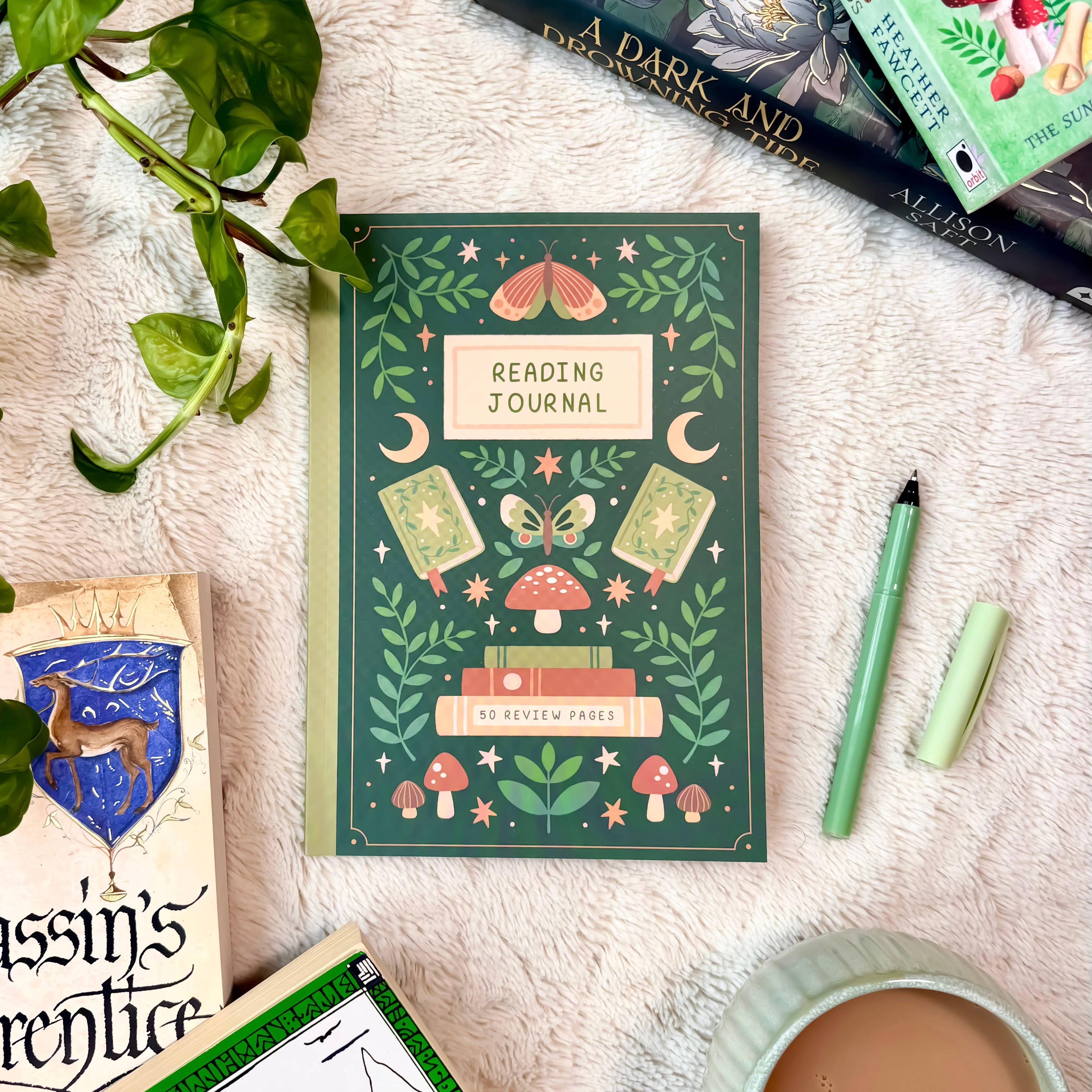 Hopscotch Paper Co. - 50 Page Fantasy Forest Reading Journal