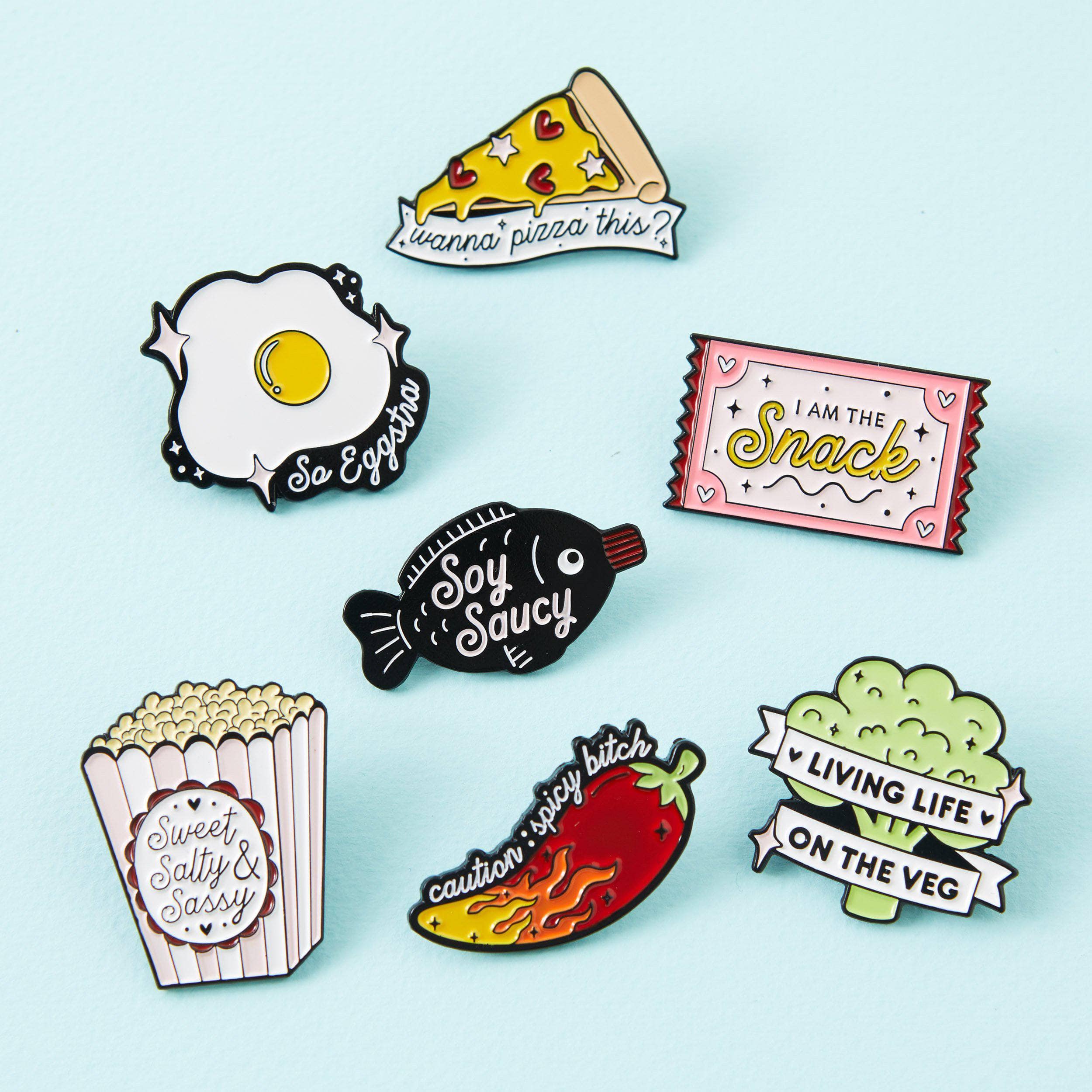 I Am The Snack Enamel Pin