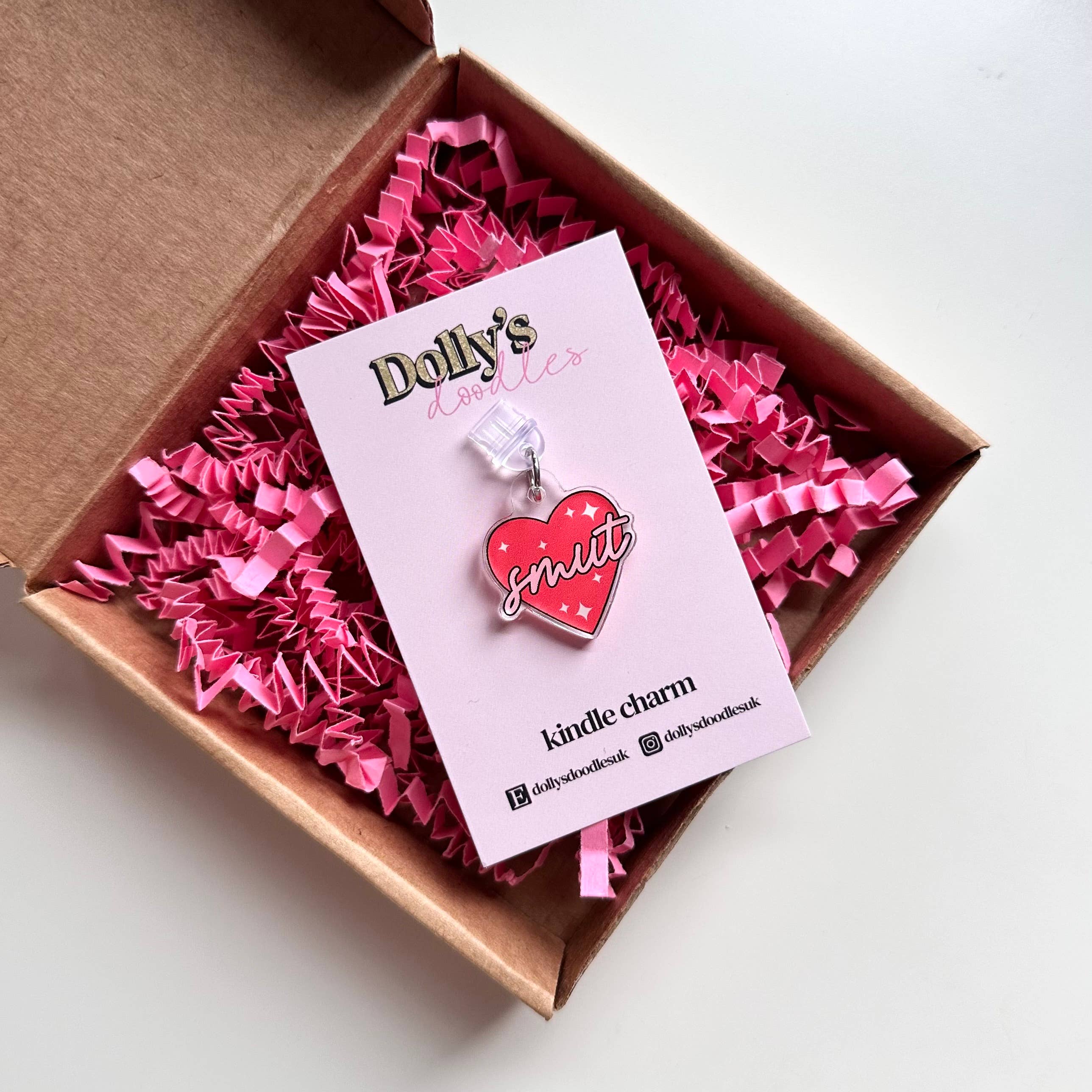 Dolly's Doodles  - Smut Heart Kindle Charm