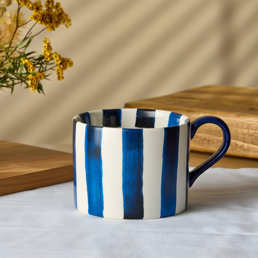Stripes Mug Blue