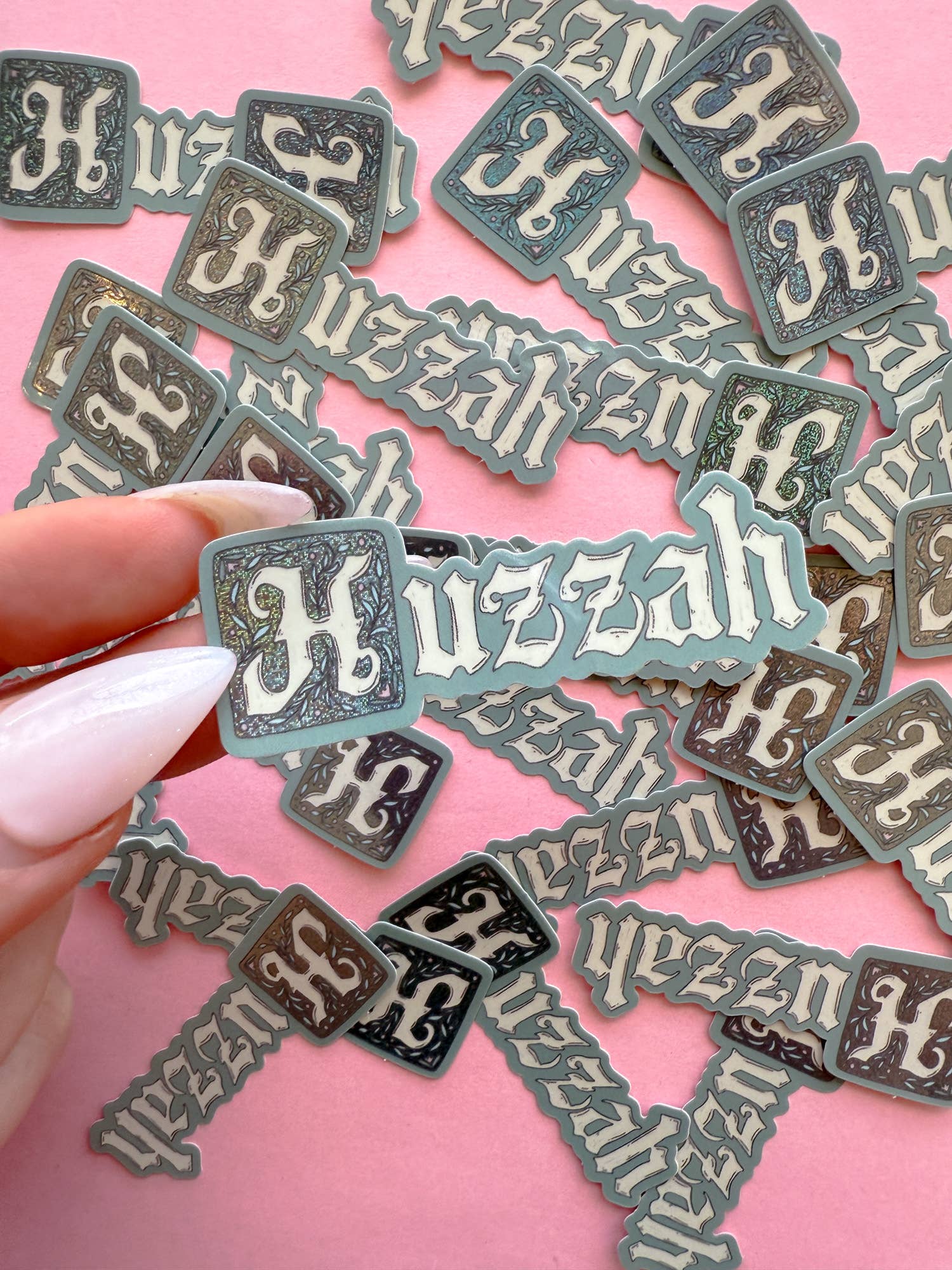 Huzzah Vinyl Sticker