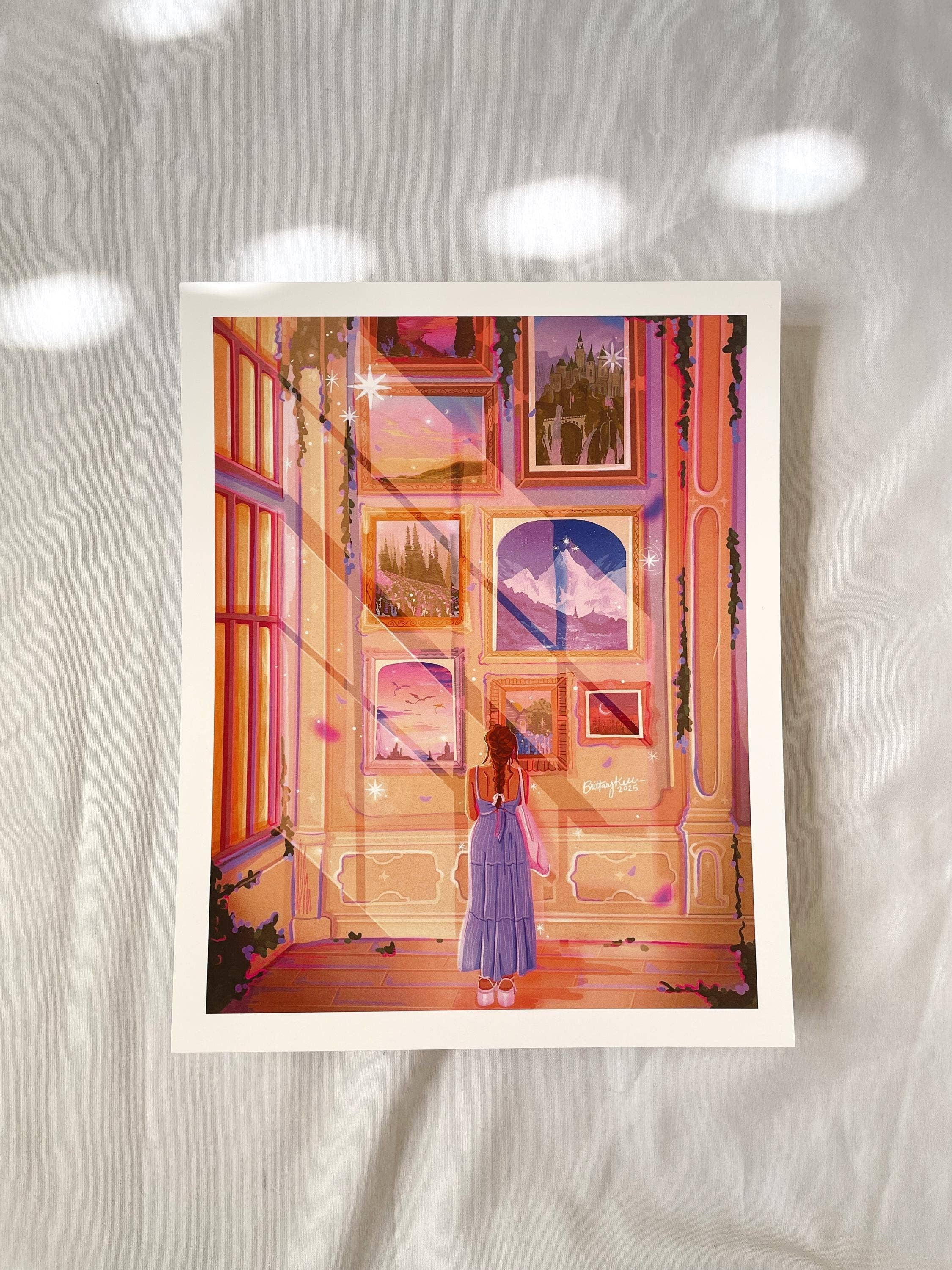 Bookish Art Museum Print