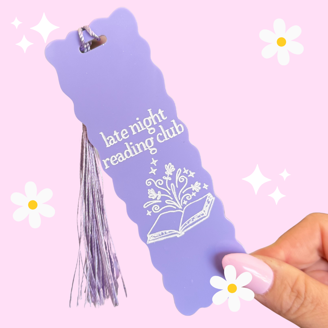 Late Night Book Mark (Quirky, Funky, Kawaii,Y2K)