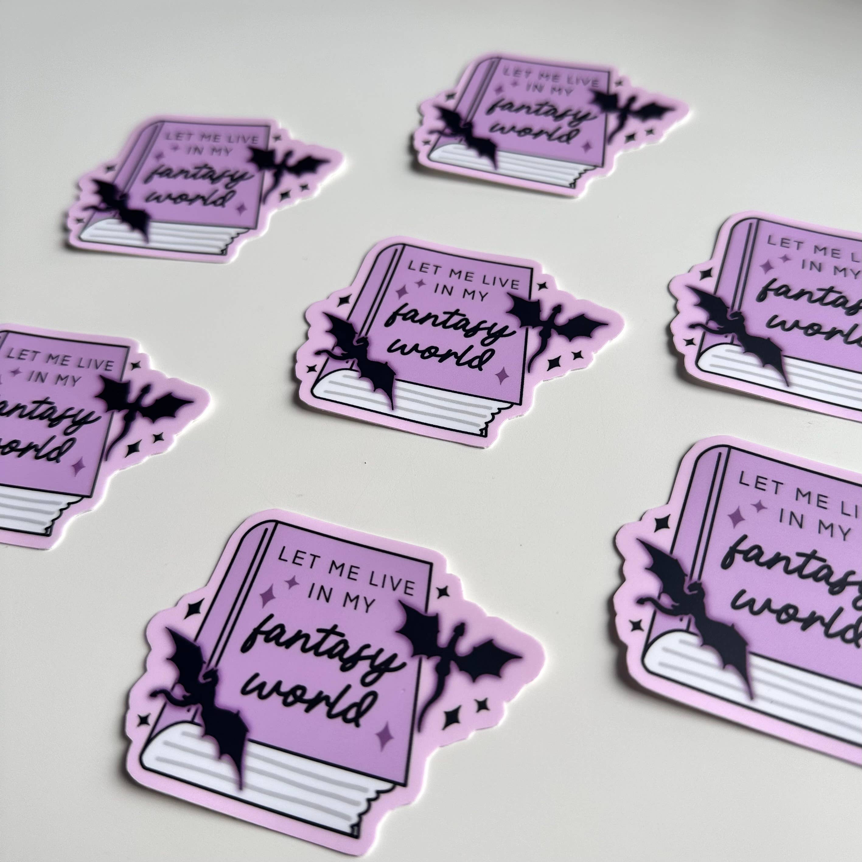 Dolly's Doodles - Let Me Live in My Fantasy World Sticker