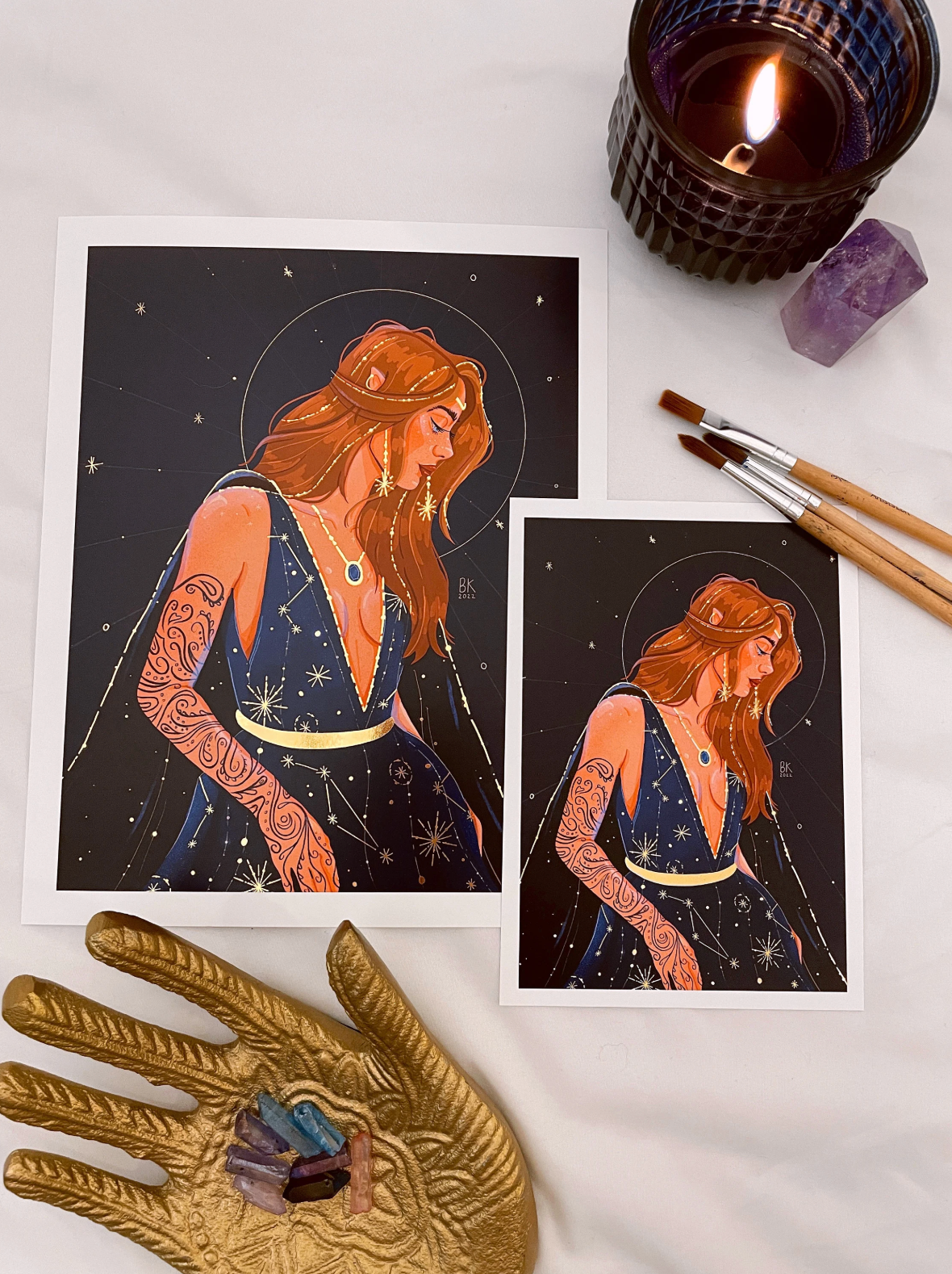 Feyre Gold Foil Print
