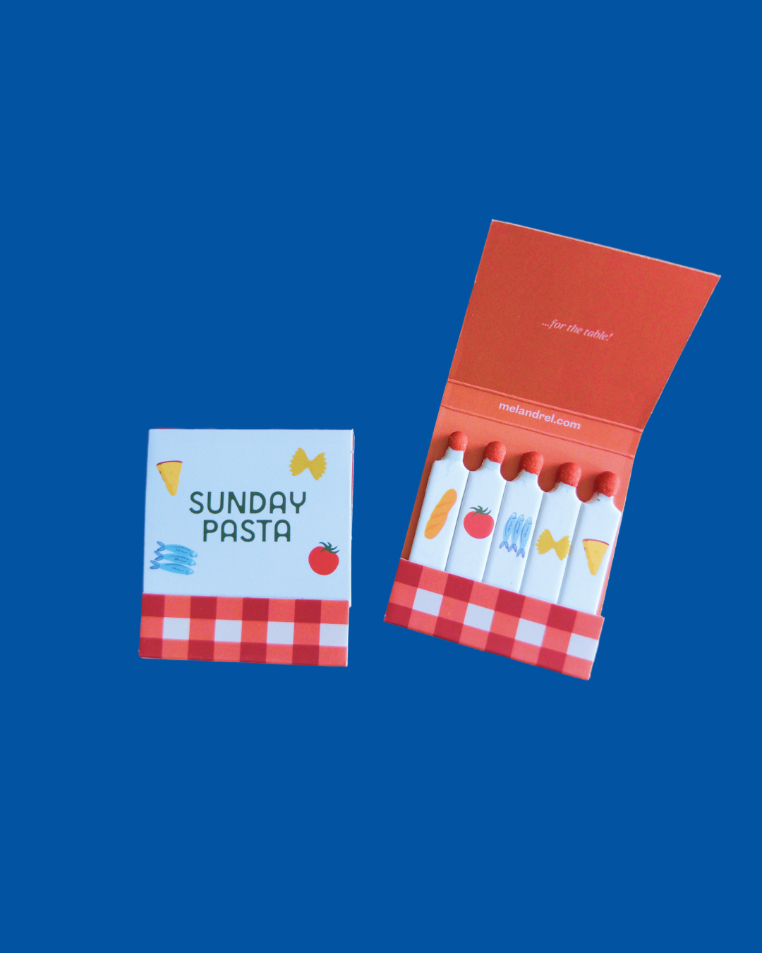 Mel Andrel - Sunday Pasta Matchbook