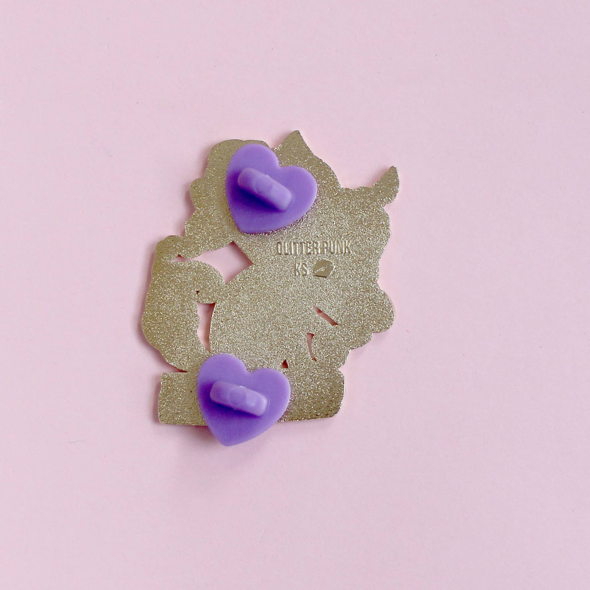 Glitter Punk - Reality is Overrated Cat Enamel Pin
