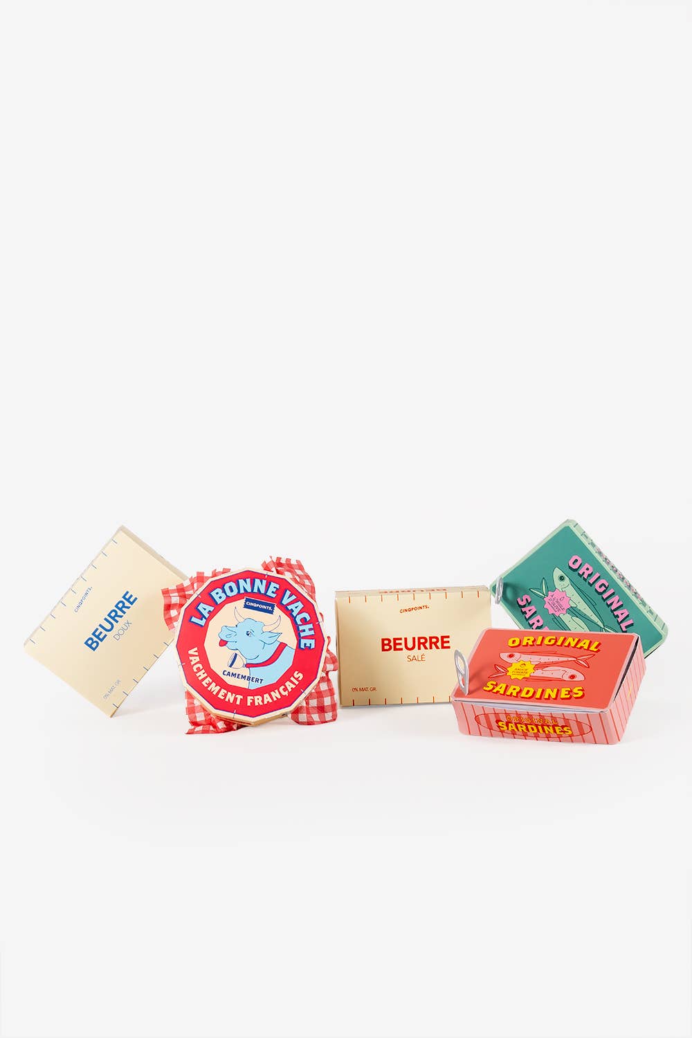 New-Sticky Notes Pink Sardines Stationery Gift