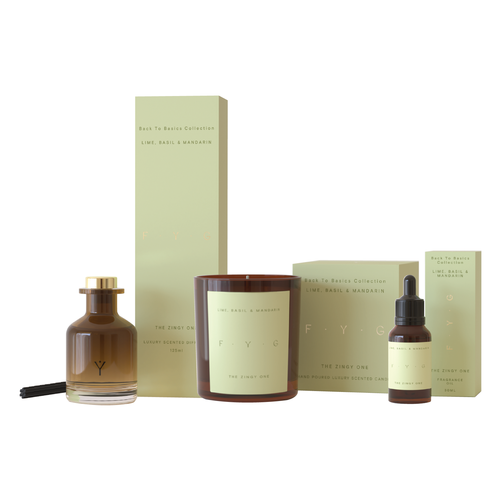 Lime, Basil & Mandarin Candle