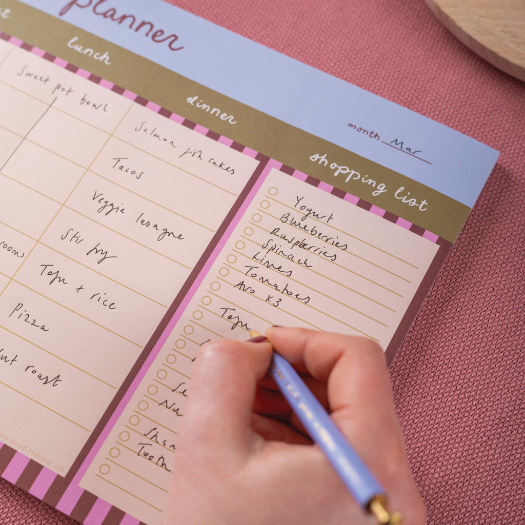 Good Tuesday - A4 Weekly Meal Planner Pad