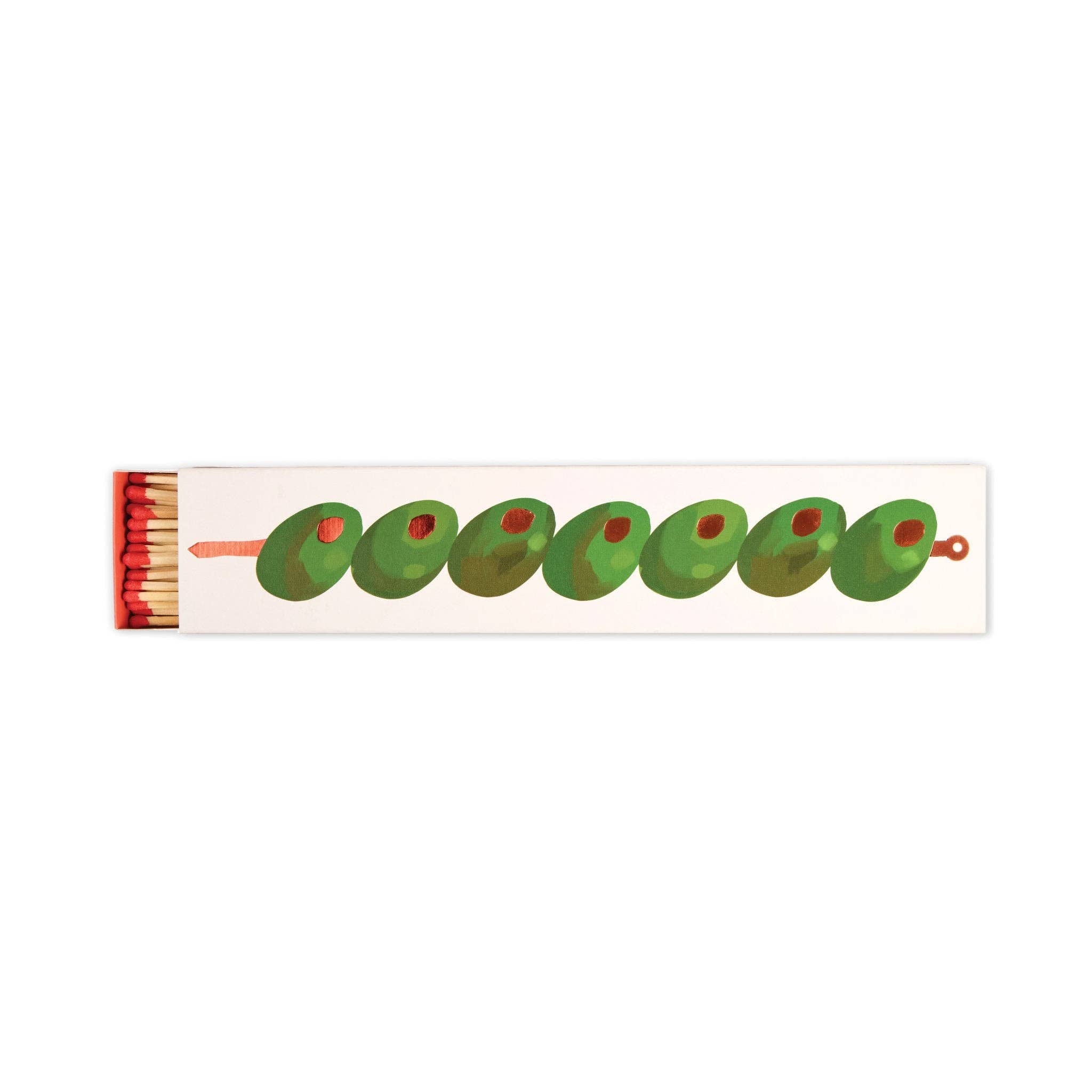 Paddywax Slender Boxed Matches (45 pcs) - Olives