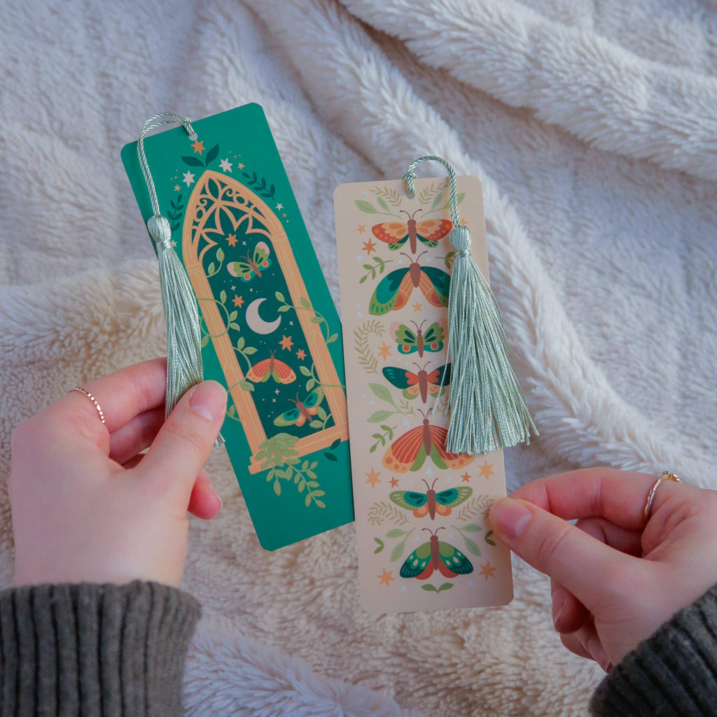 Hopscotch Paper Co. - Forest Window Fantasy Bookmark with Tassel