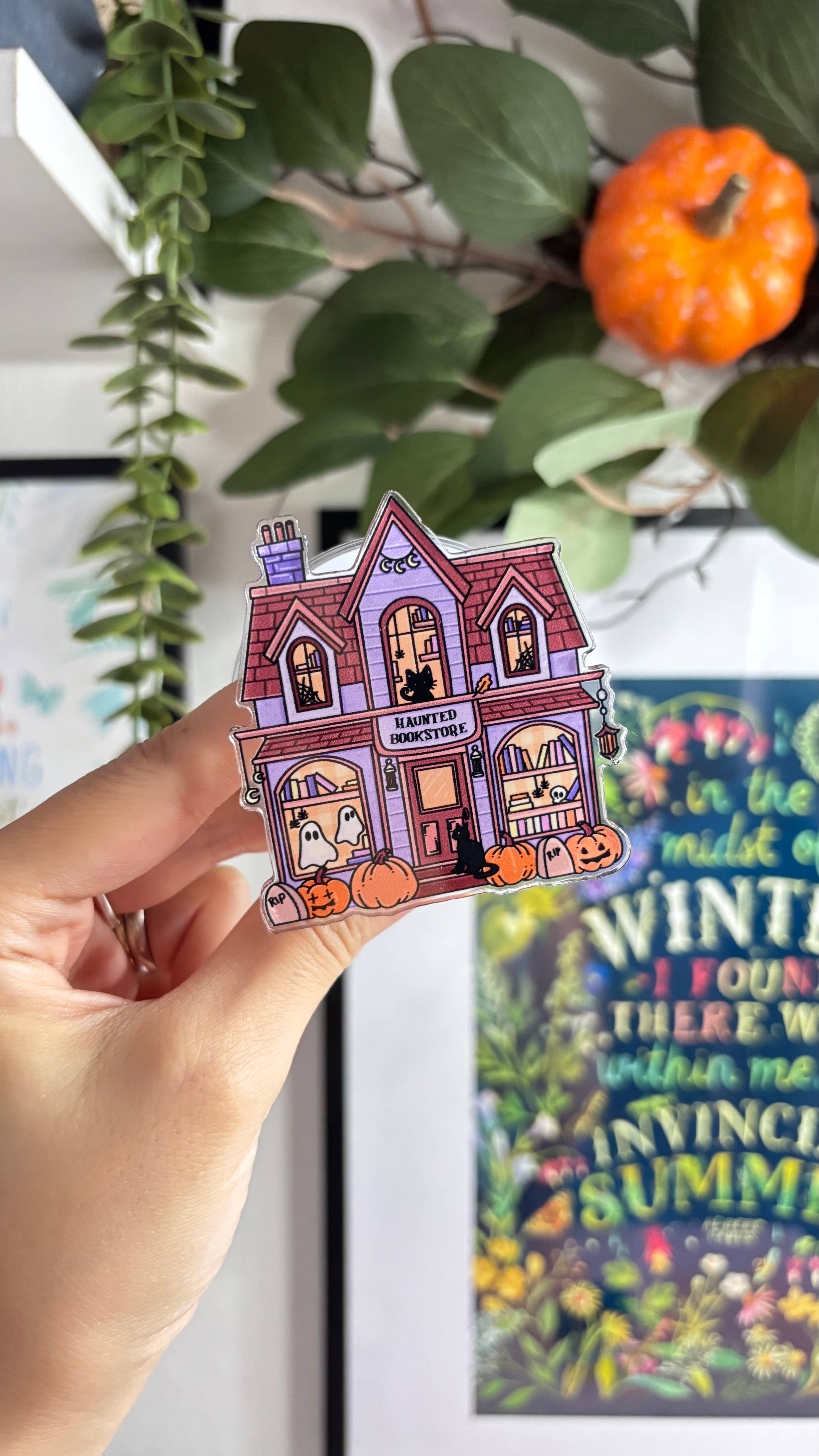 Halloween Magnetic Grip for Kindle/Kobo/Smartphone