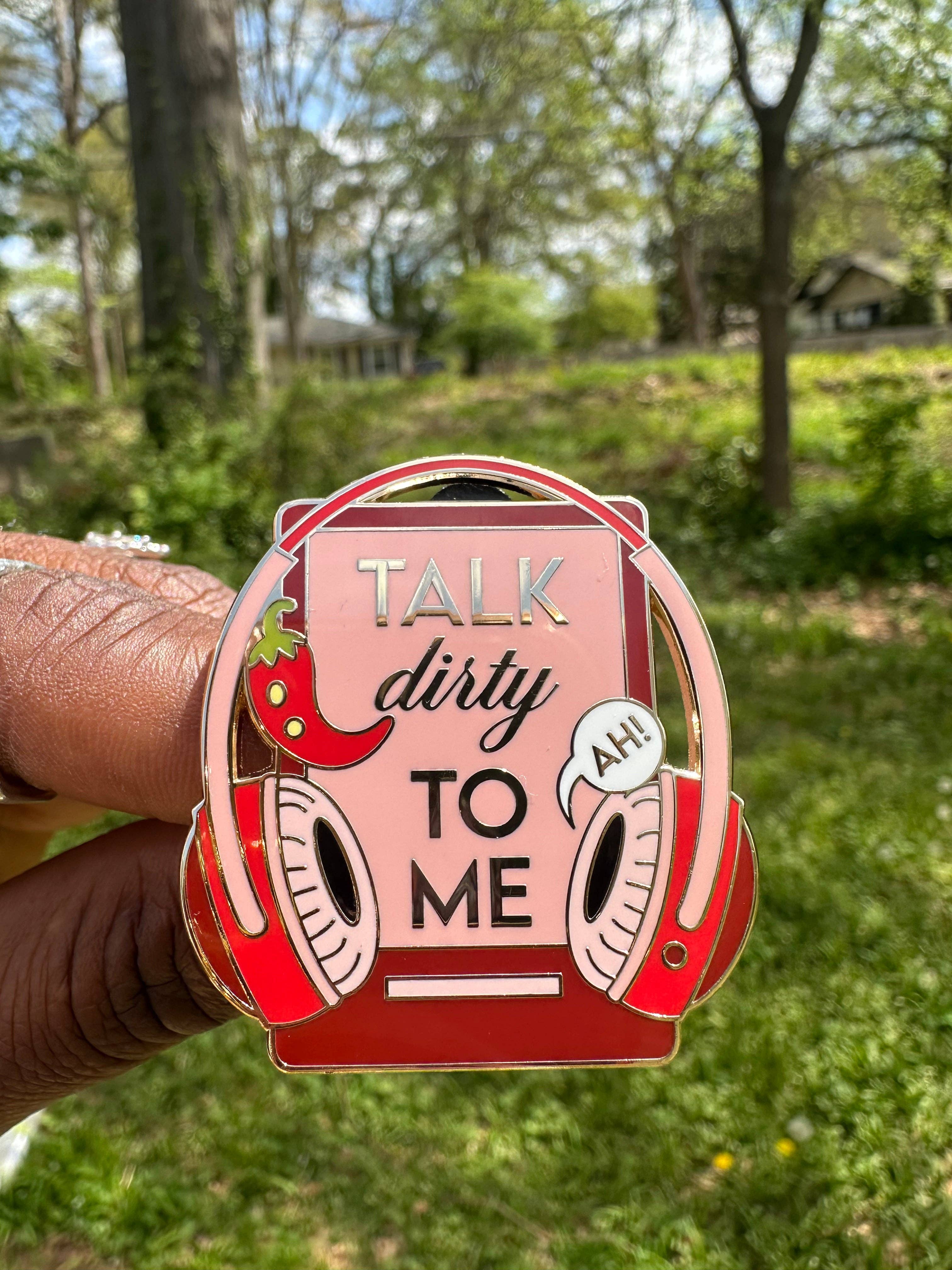 Pin Story "Talk Dirty to Me" Bookish Enamel Pin