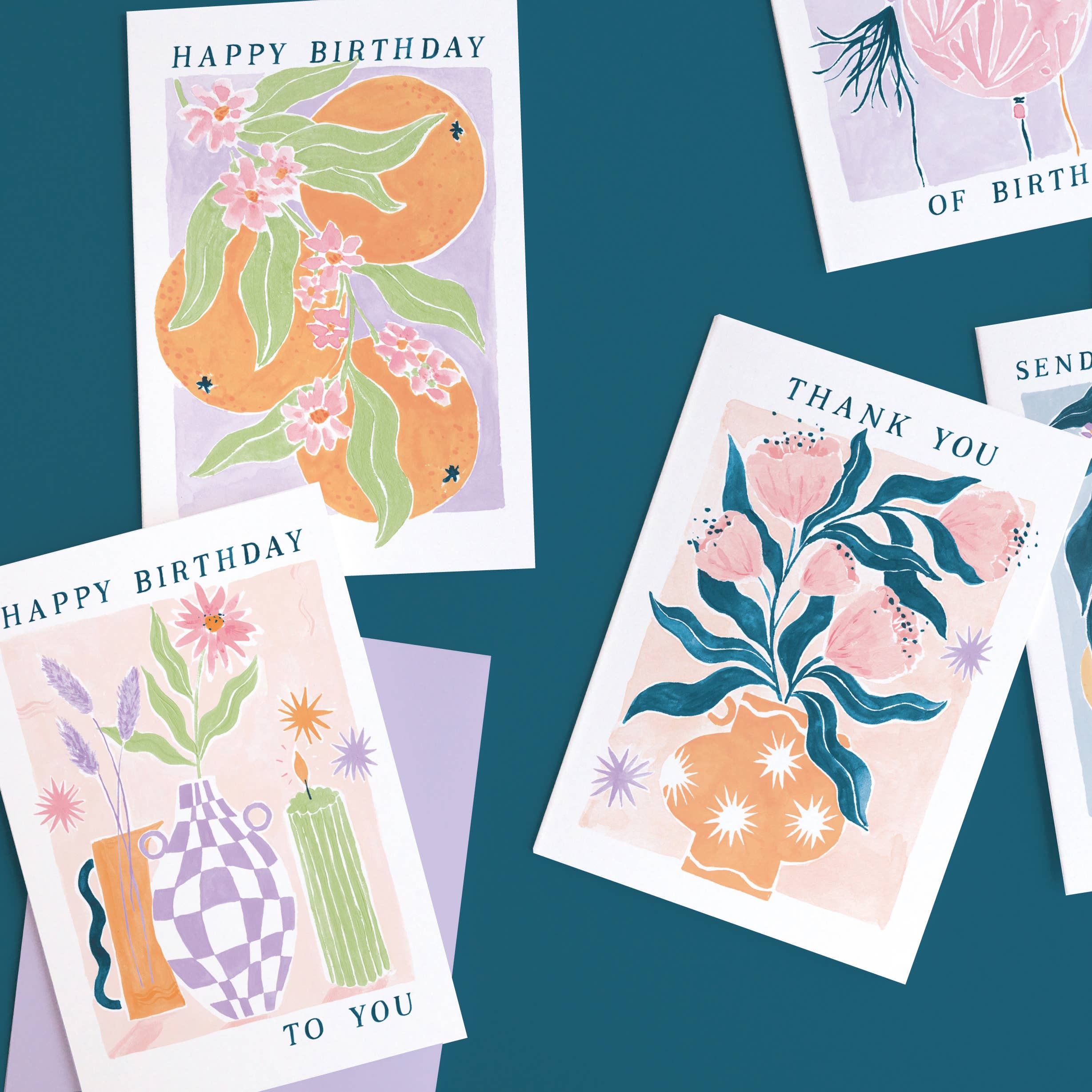 Sister Paper Co. - Flower Vase Birthday Card