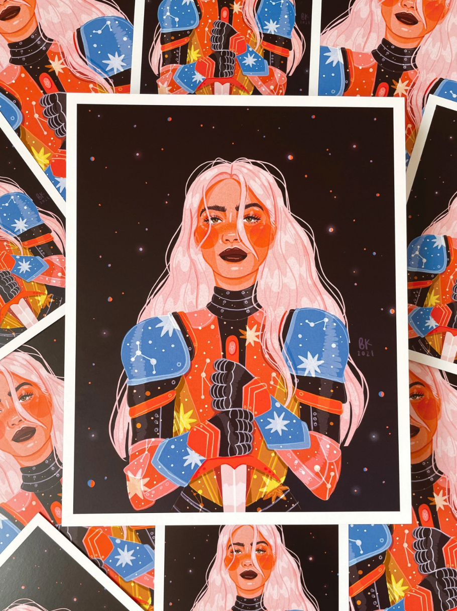 Joan of Art Print