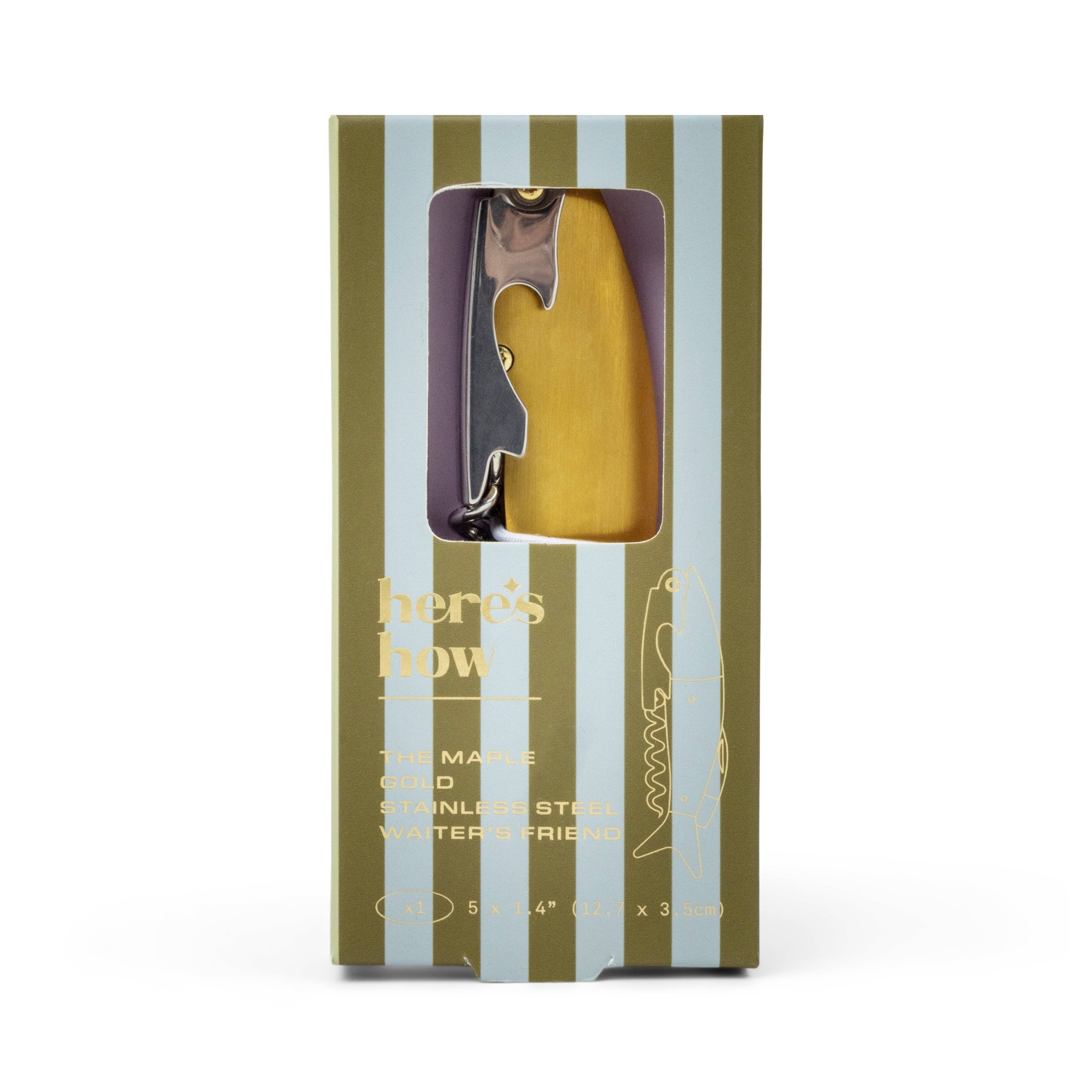 The Maple Wine Bottle Opener