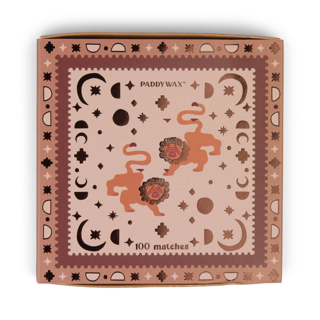 Paddywax Jumbo Boxed Matches  - Lions