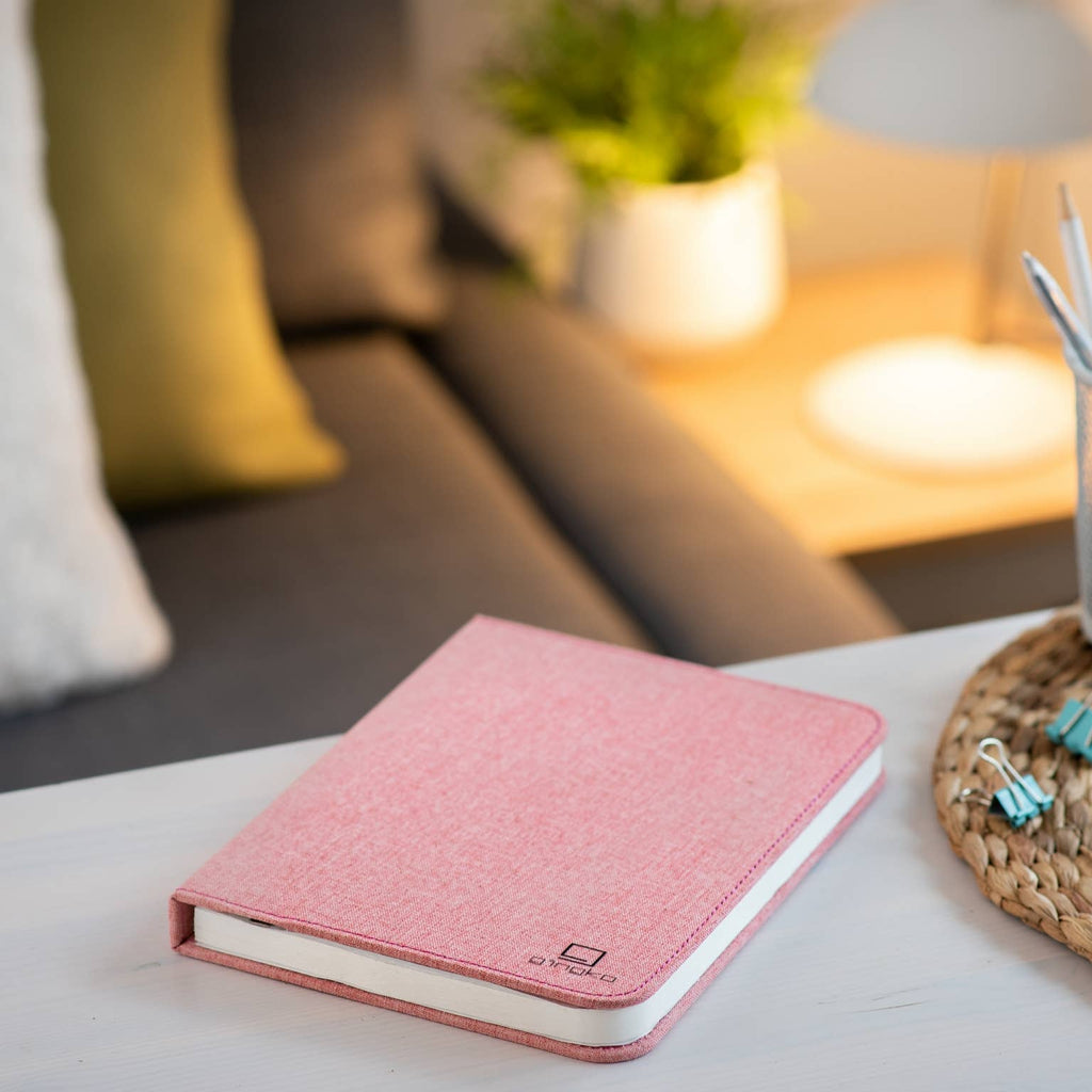 Gingko Linen Fabric Smart Book Light