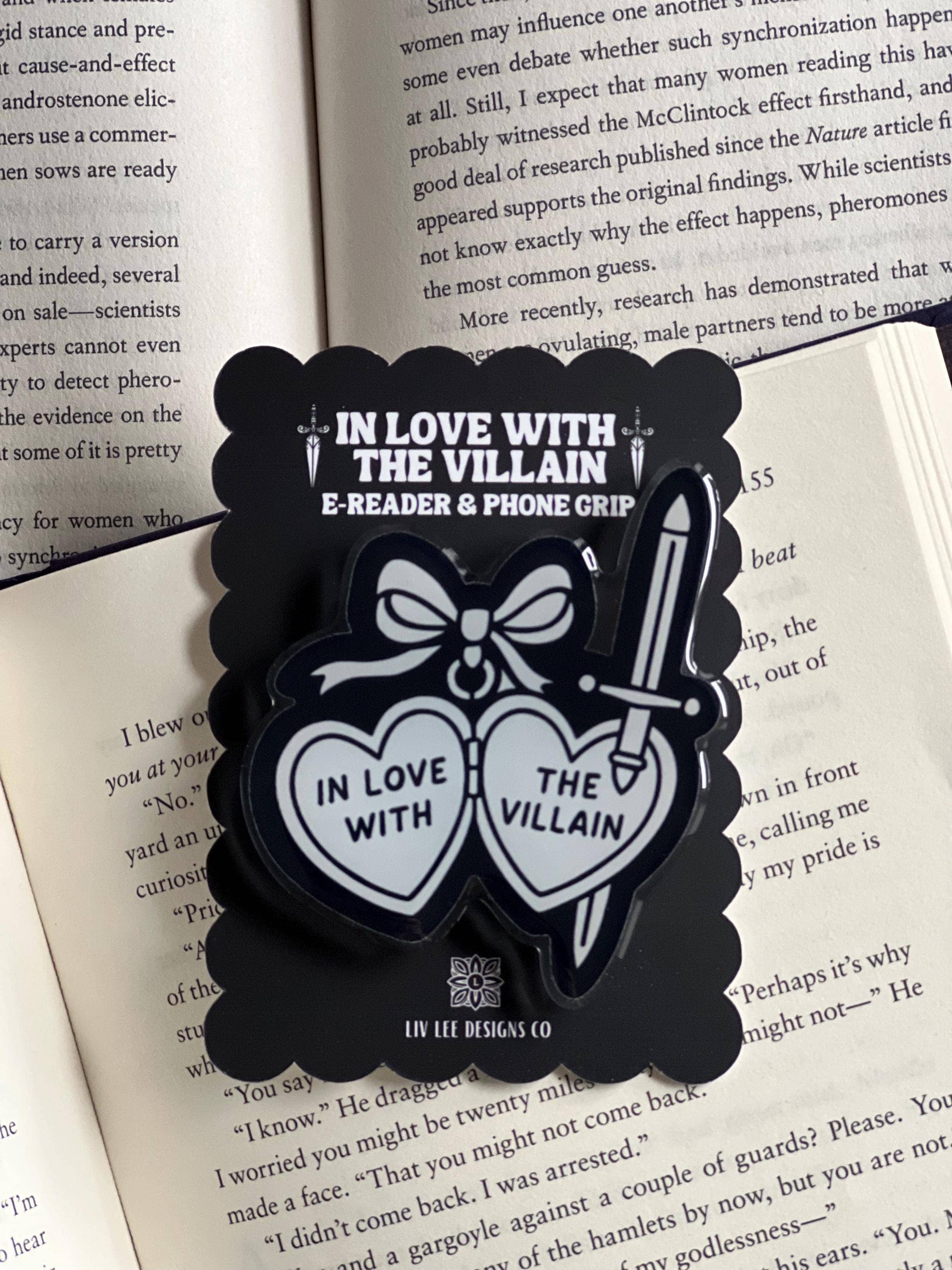 Liv Lee Designs - In love with Villain Kindle & Phone Grip
