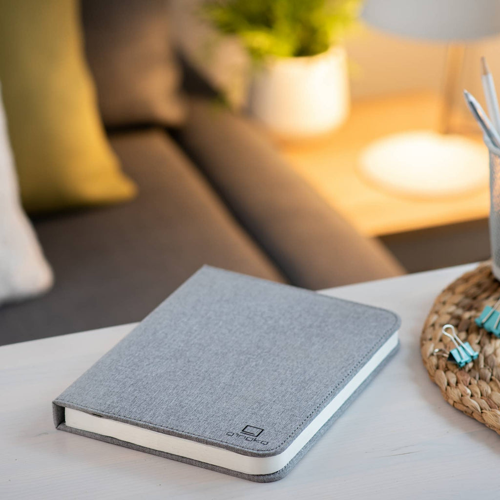 Gingko Linen Fabric Smart Book Light