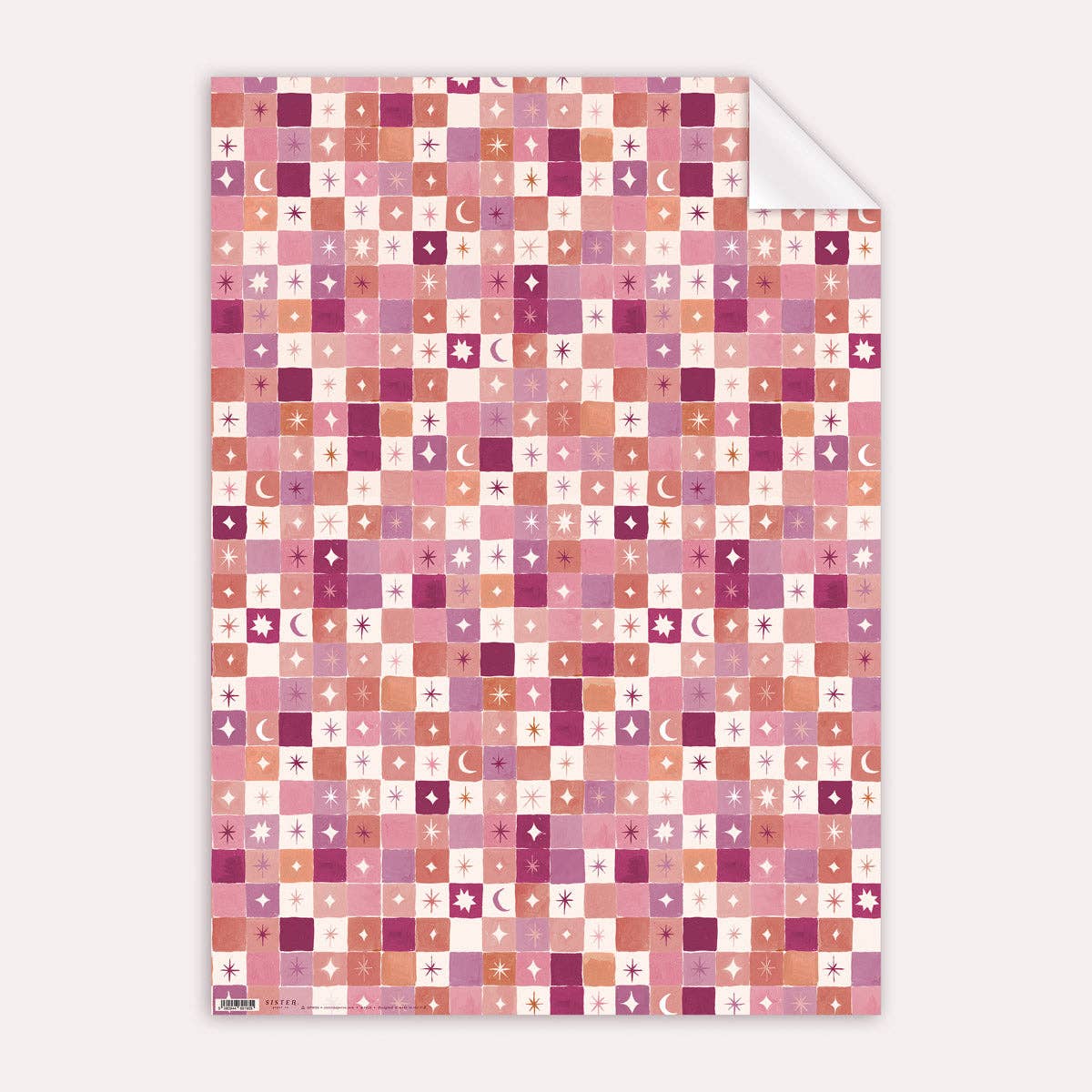 Dream Quilt Gift Wrap | Quilted Stars Wrapping Paper Sheets
