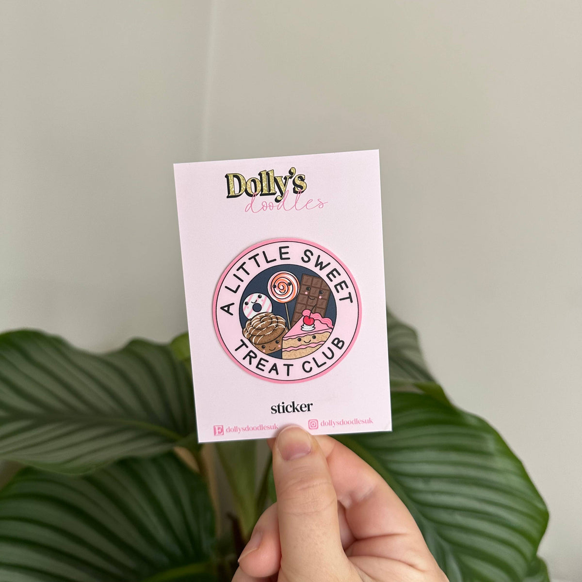 Matte Sticker | Sweet Treat Club Cute Food Pink Gift