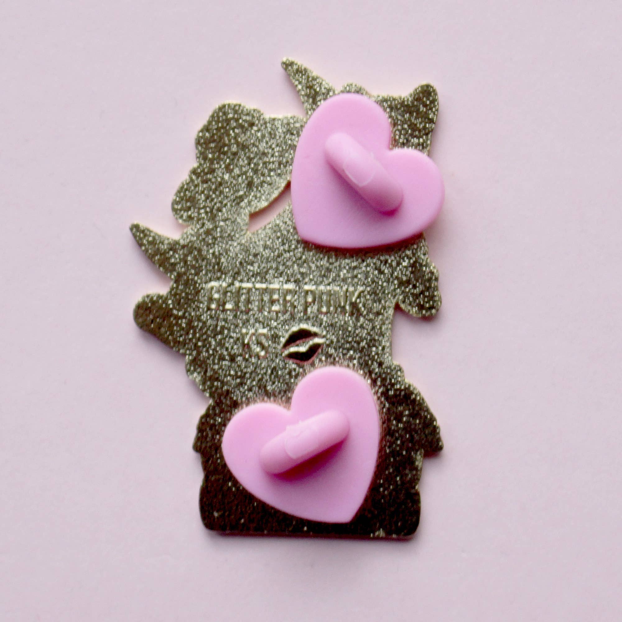Glitter Punk - I’d Rather be Reading Cat Enamel Pin