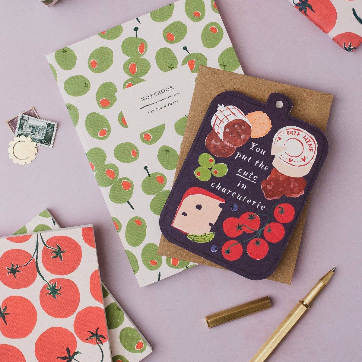 Cute in Charcuterie Board Card | Foodie Anniversary Cards